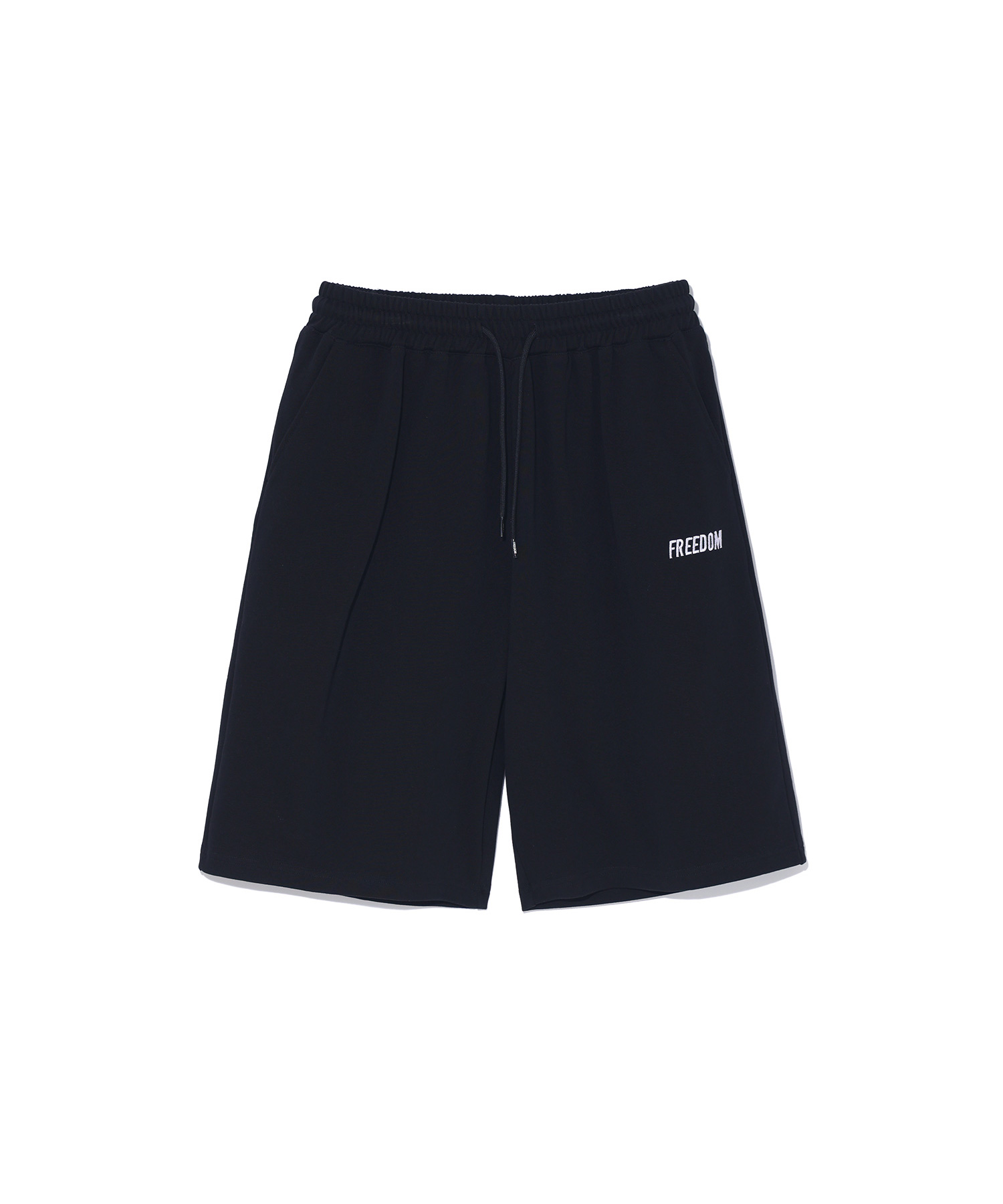 Basic Bermuda Cotton Shorts (Black)