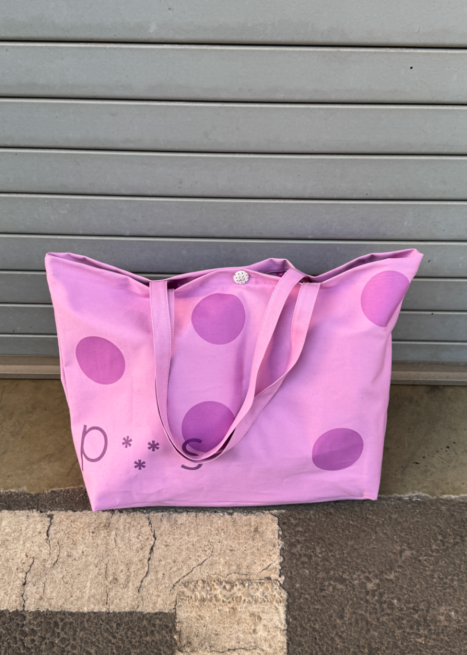 PVS DOT BUTTON BAG - 3 COLORS AS SHOWN