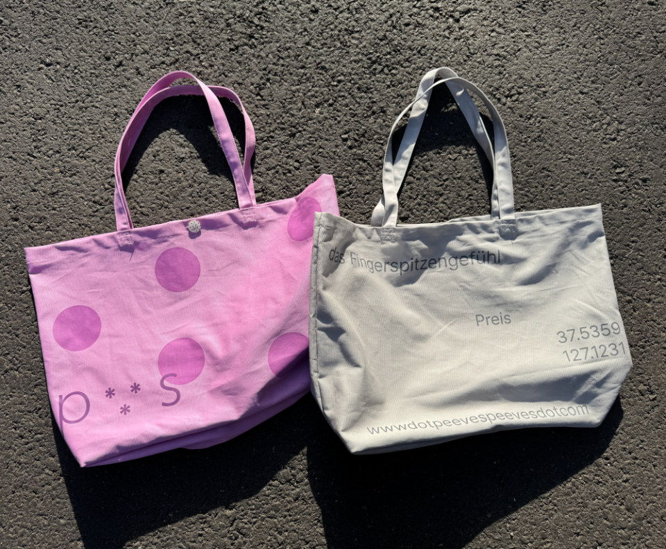 PVS DOT BUTTON BAG - 3 COLORS LIGHT GREY