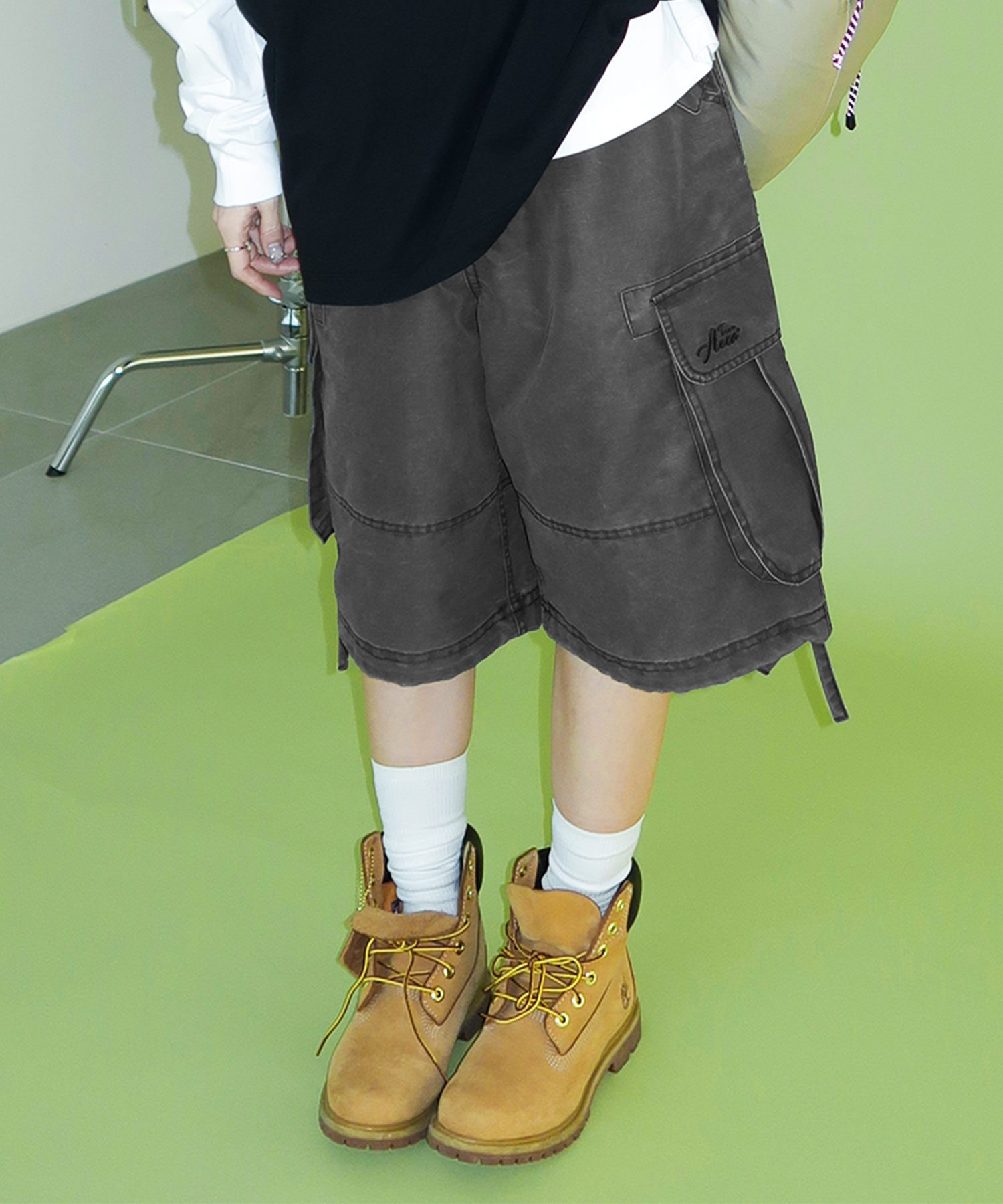 RIPSTOP WASHING карго шорты (2color)