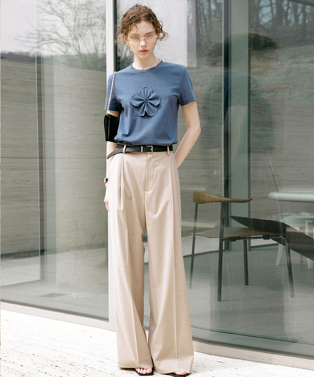 SUMMER полоса SLACKS_BEIGE