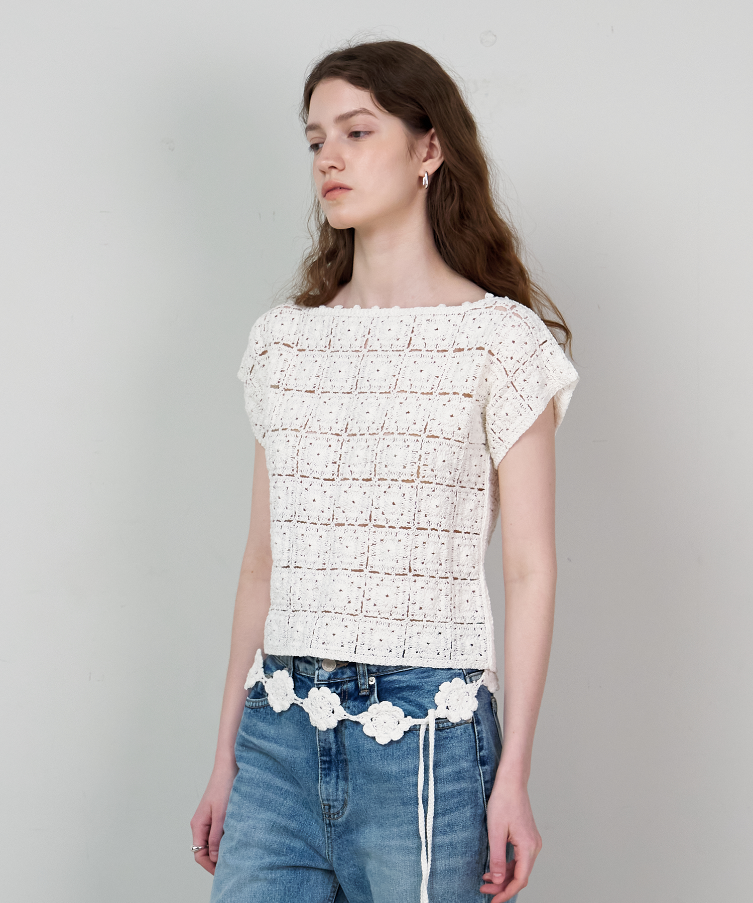 Lua Croche Knit Cardigan