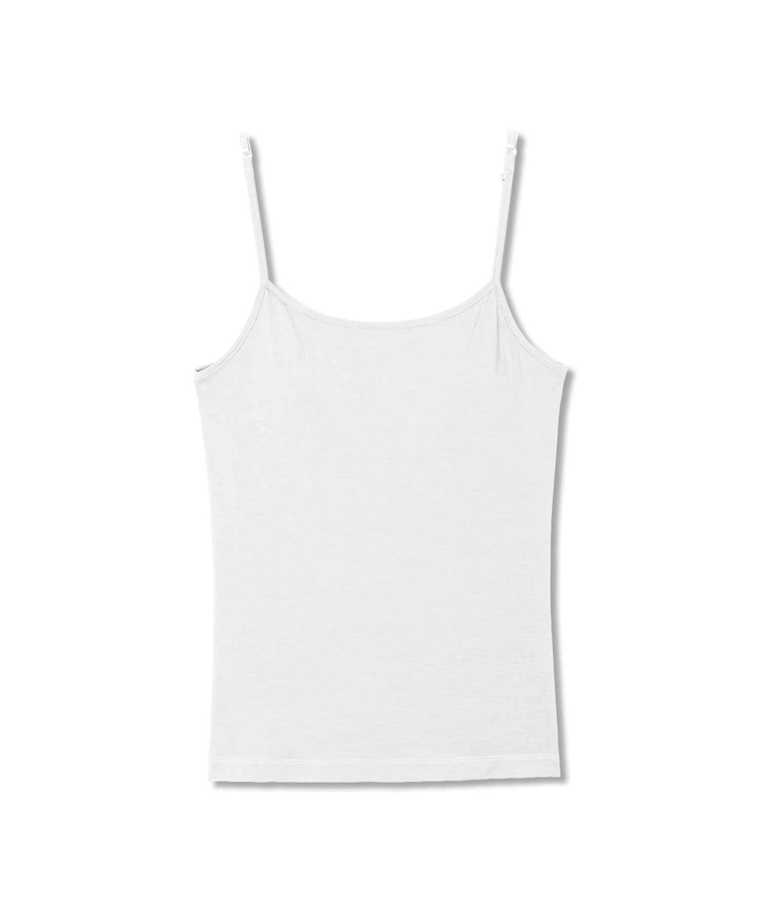 ( ) Basic Modal Sleeveless White