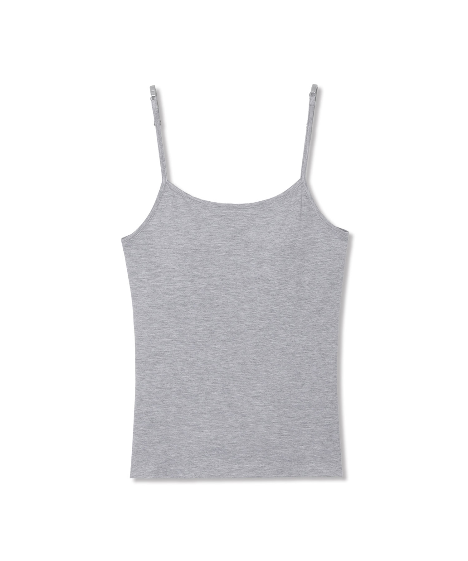 Майка со вставками Basic Modal Sleeveless Melange grey