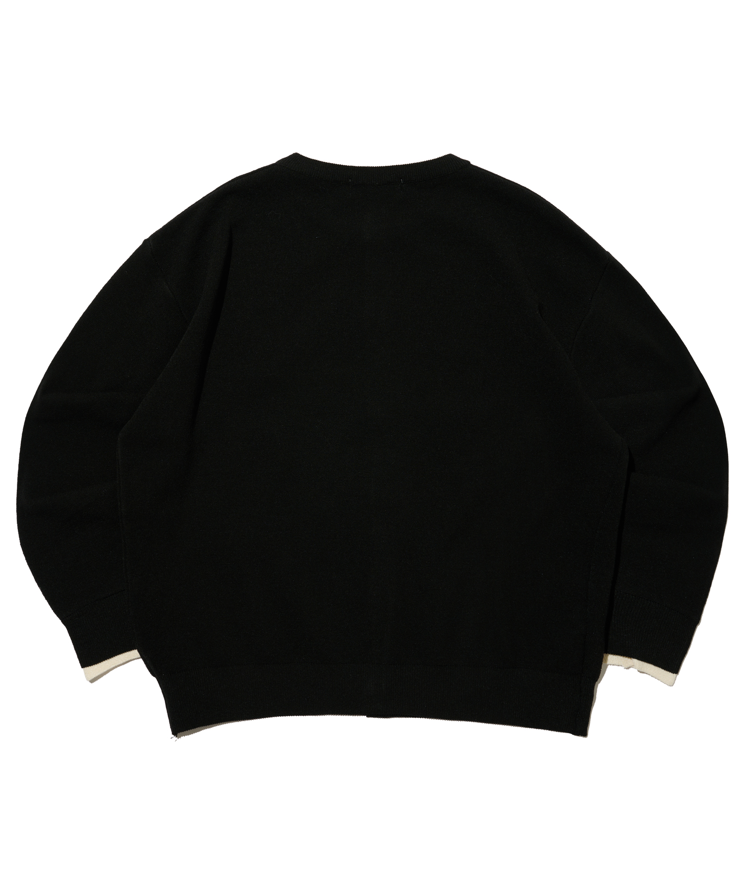 Тонкий многослойный кардиган (Black)