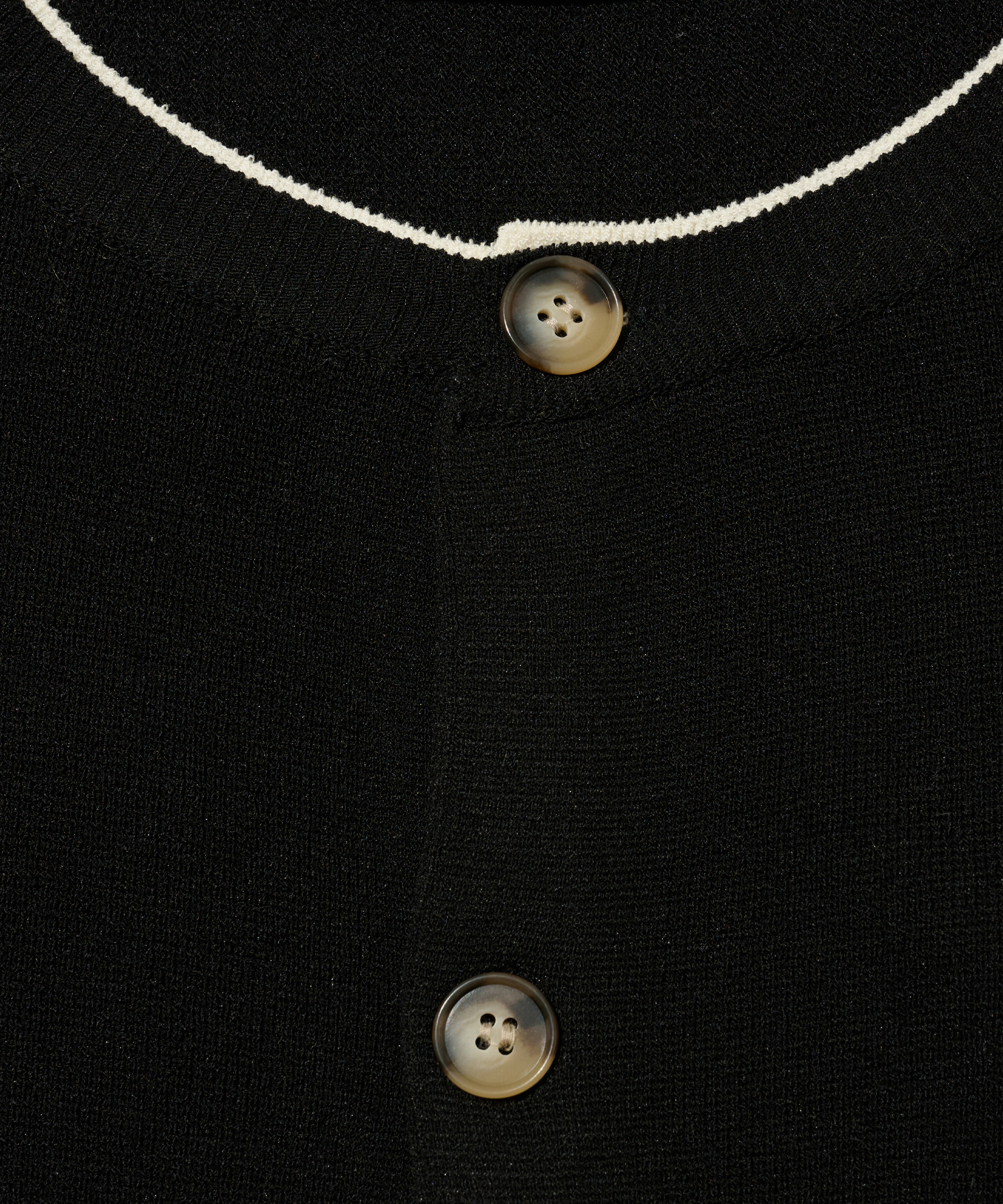 Тонкий многослойный кардиган (Black)