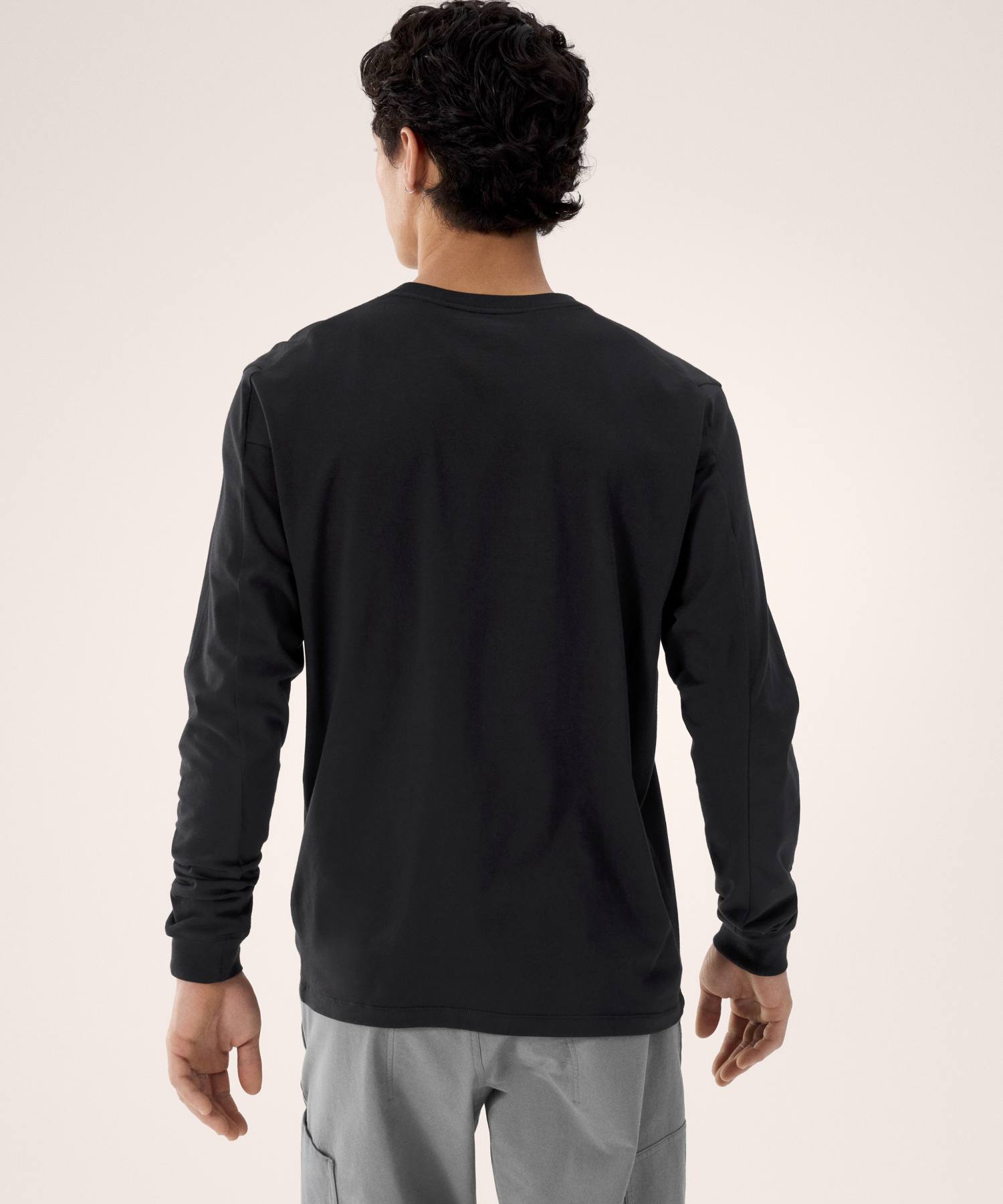 KRAGG SL COTTON LS M - BLACK / ATQSM09536