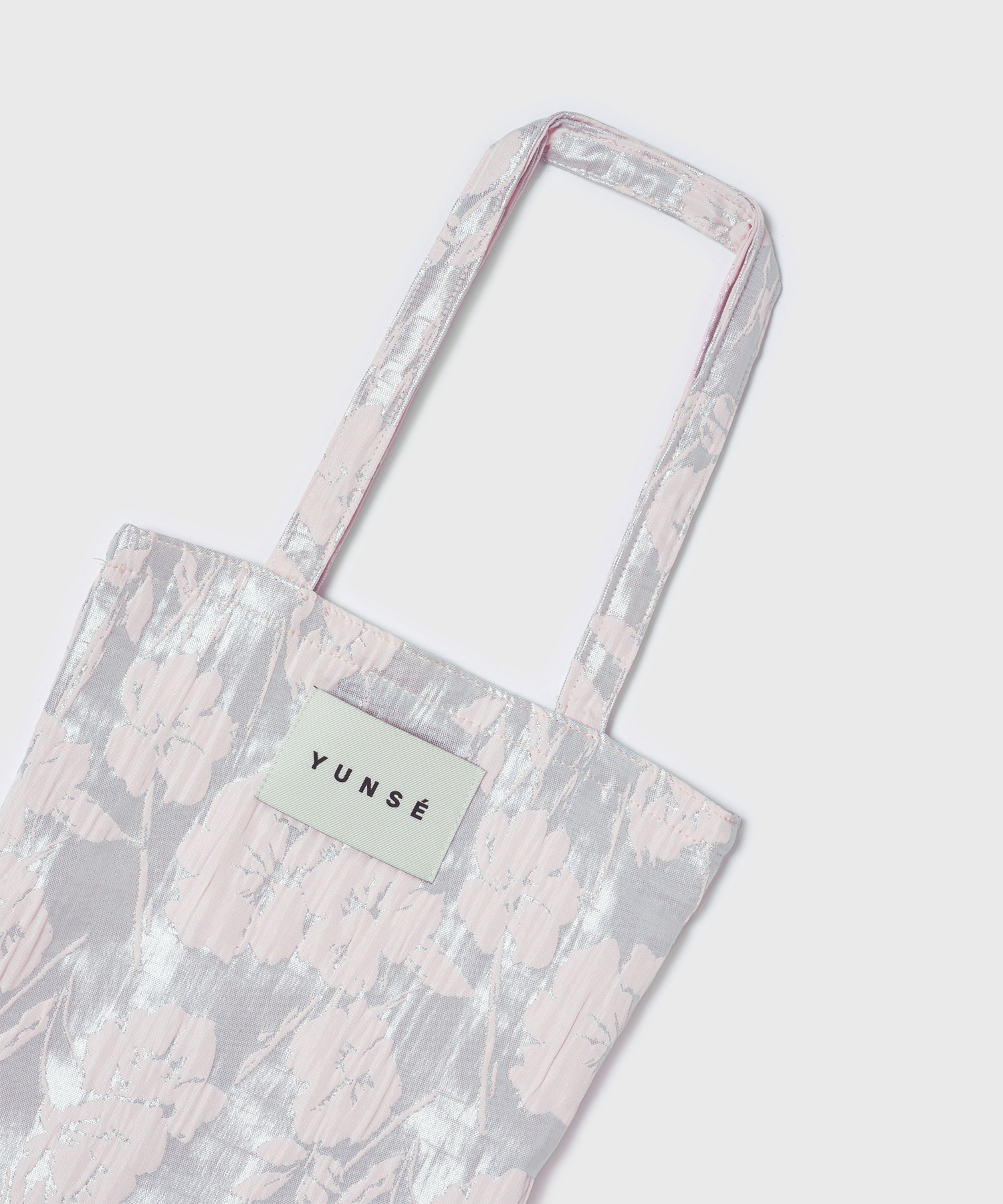 Hatch Ego Eco Bag (Silver Flower)