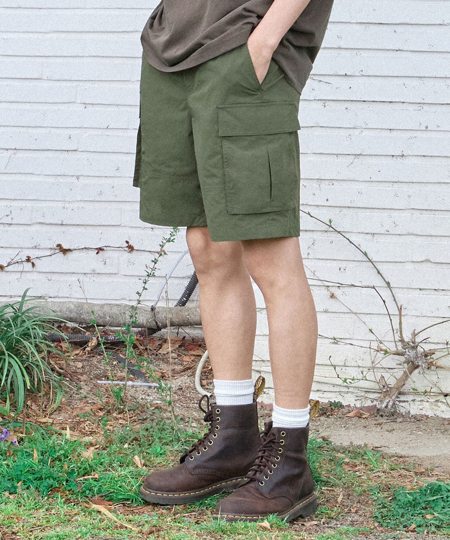 Nylon Cargo Tech Shorts-3Color