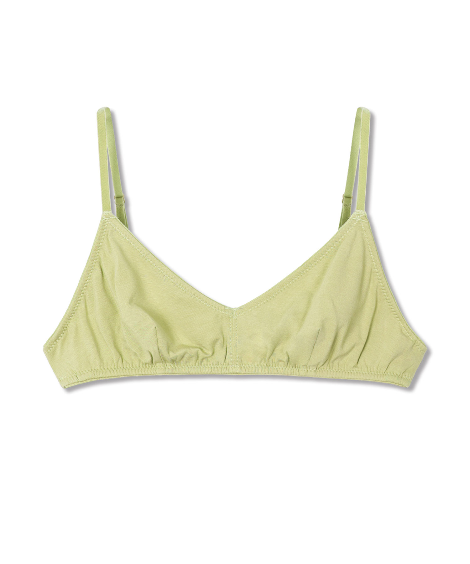 Comfortable Basic Bralette, Lime