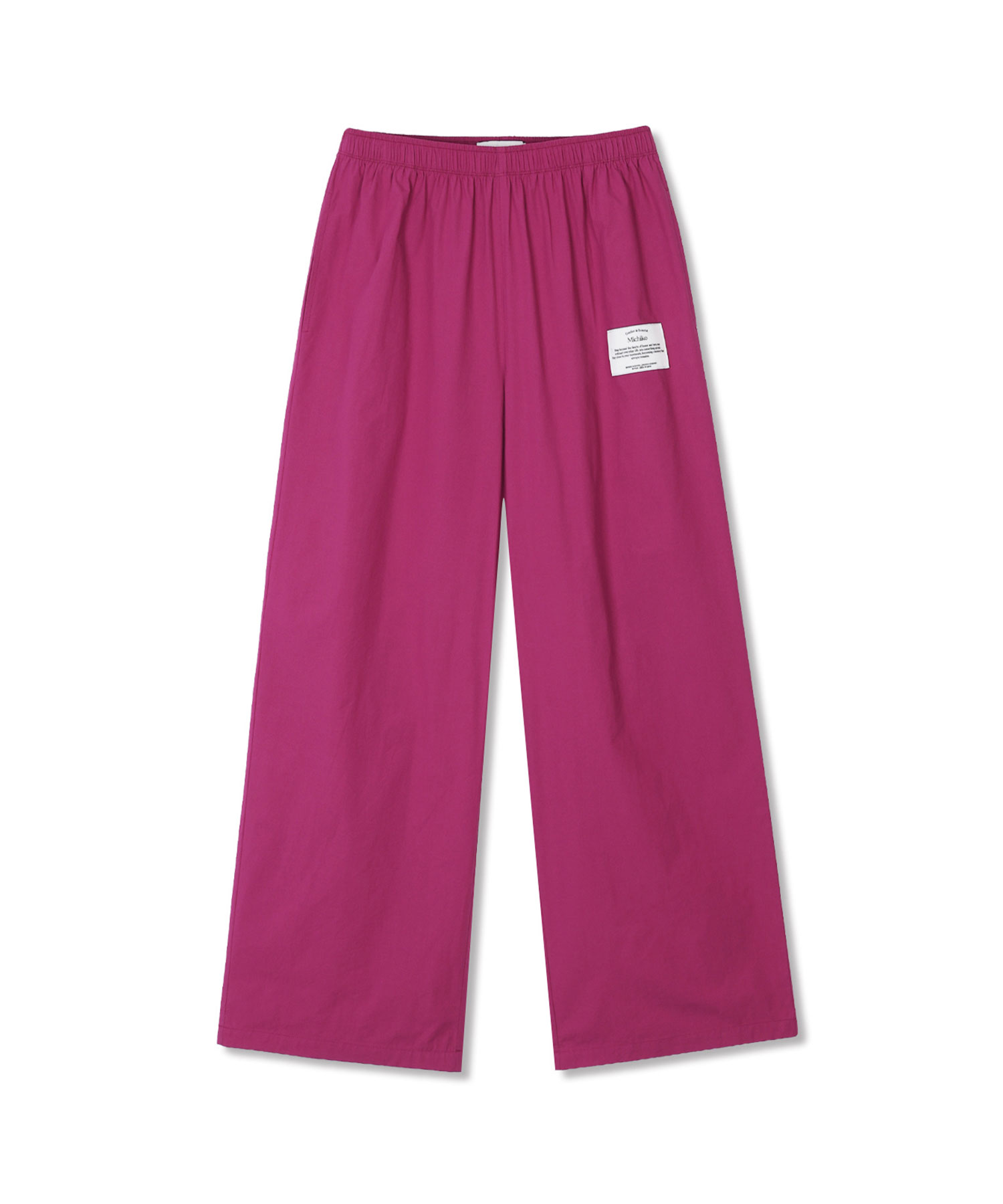 (Uni) Vivid One-mile Pants Magenta pink