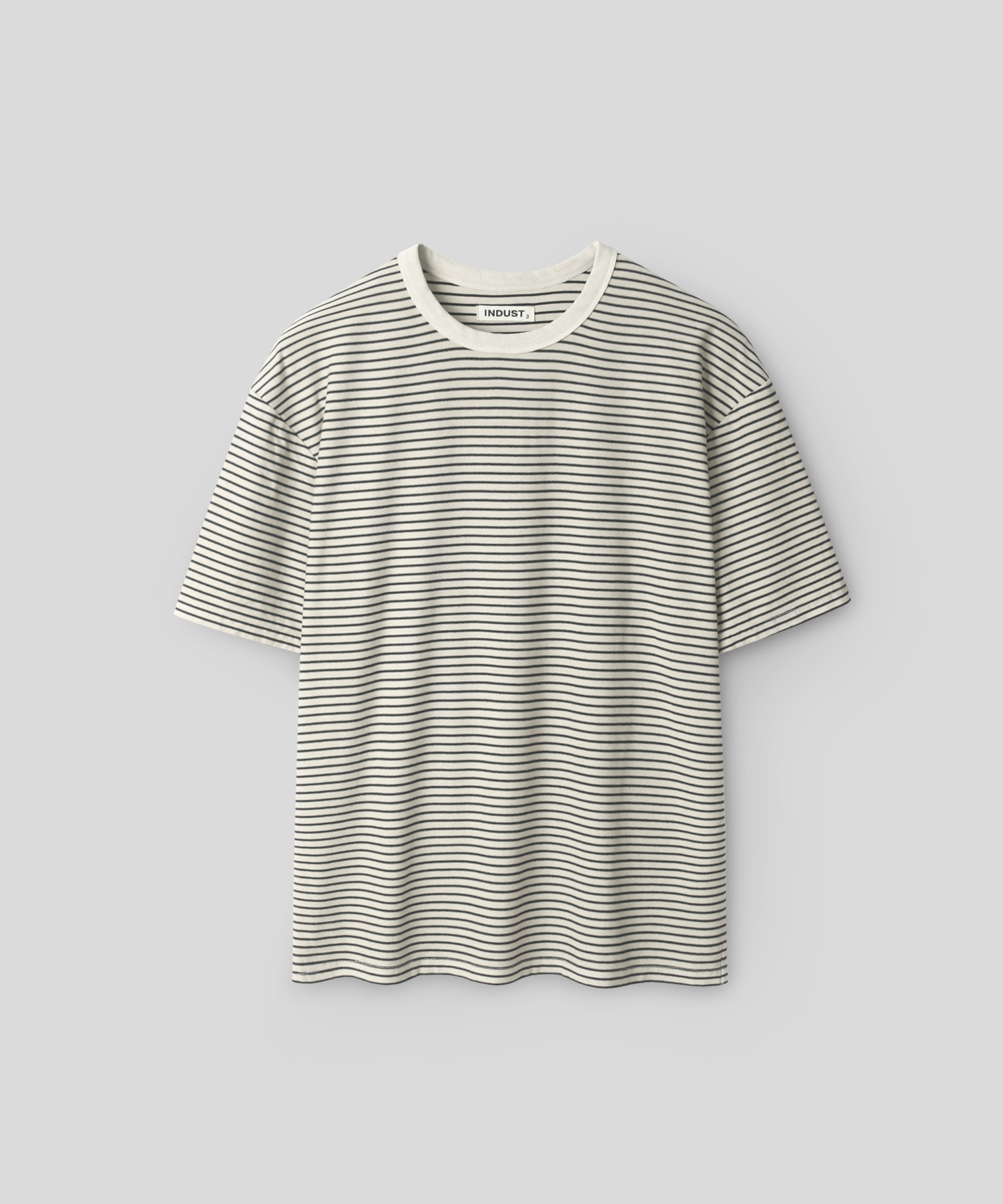 Пигментная полосатая футболка Washed — 3 цвета