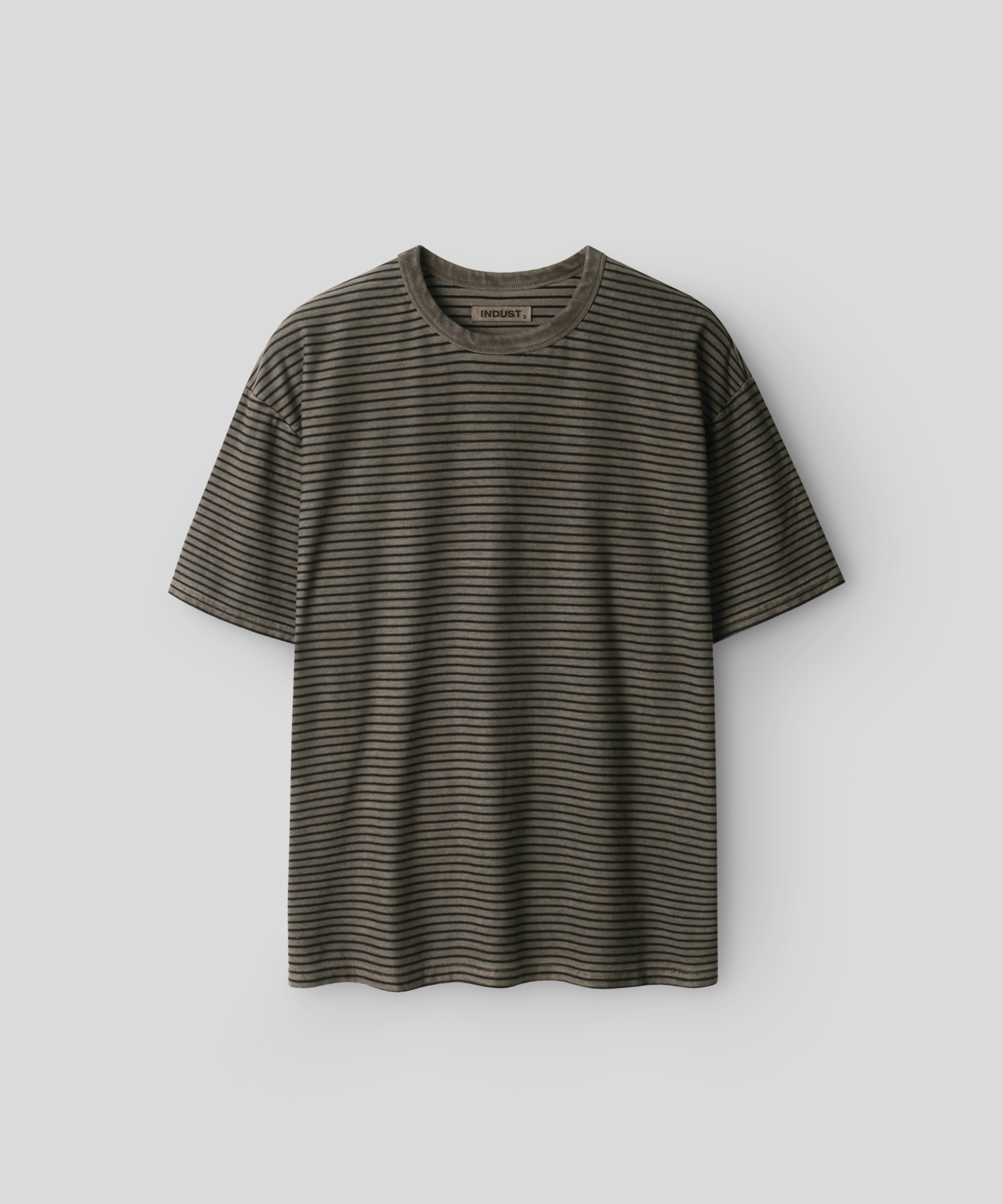 Пигментная полосатая футболка Washed — 3 цвета