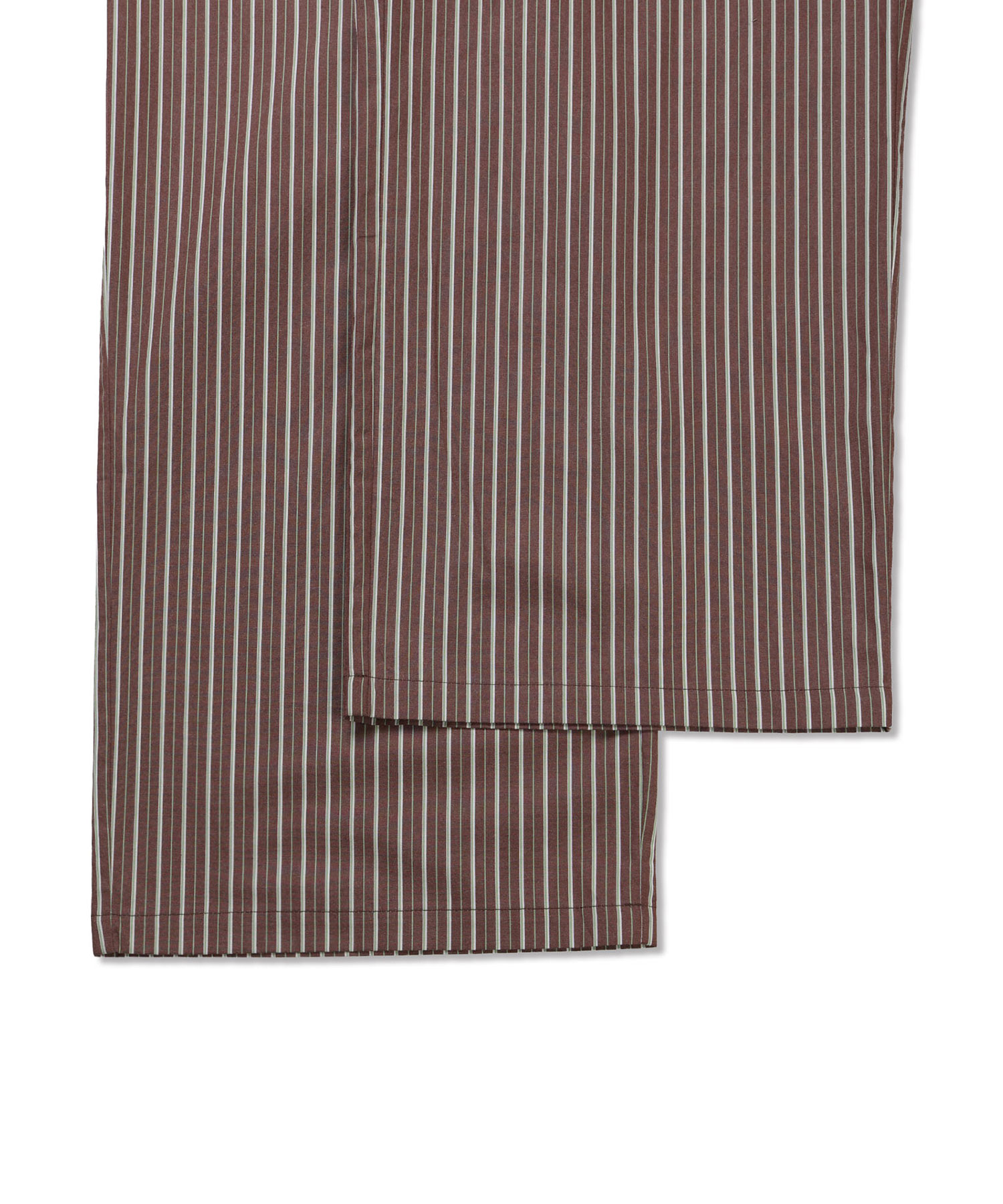 (Uni) Vivid One-mile Pants Brown stripe