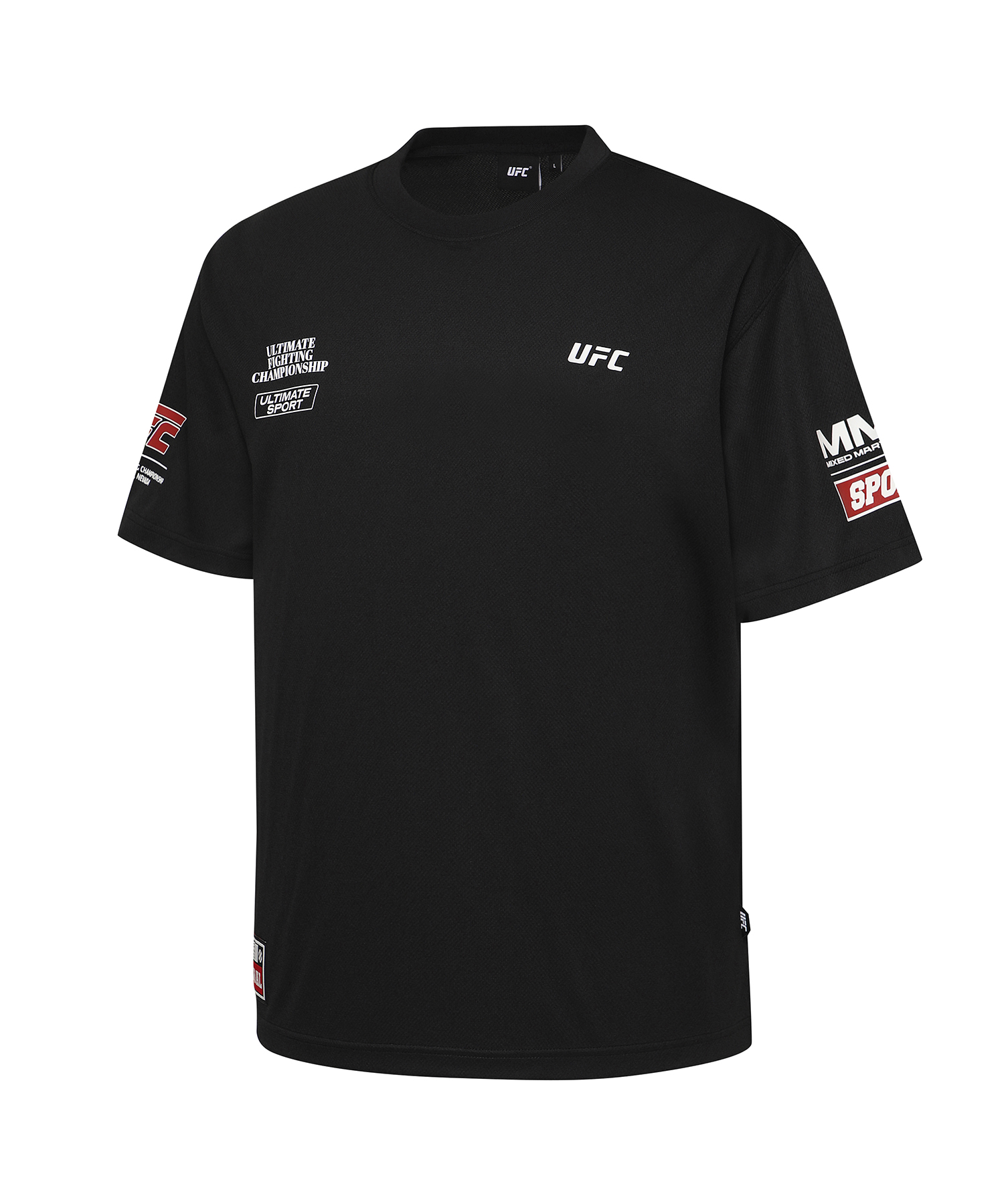 UFC SPON PRO RELAXED FIT SHORT SLEEVE BLACK