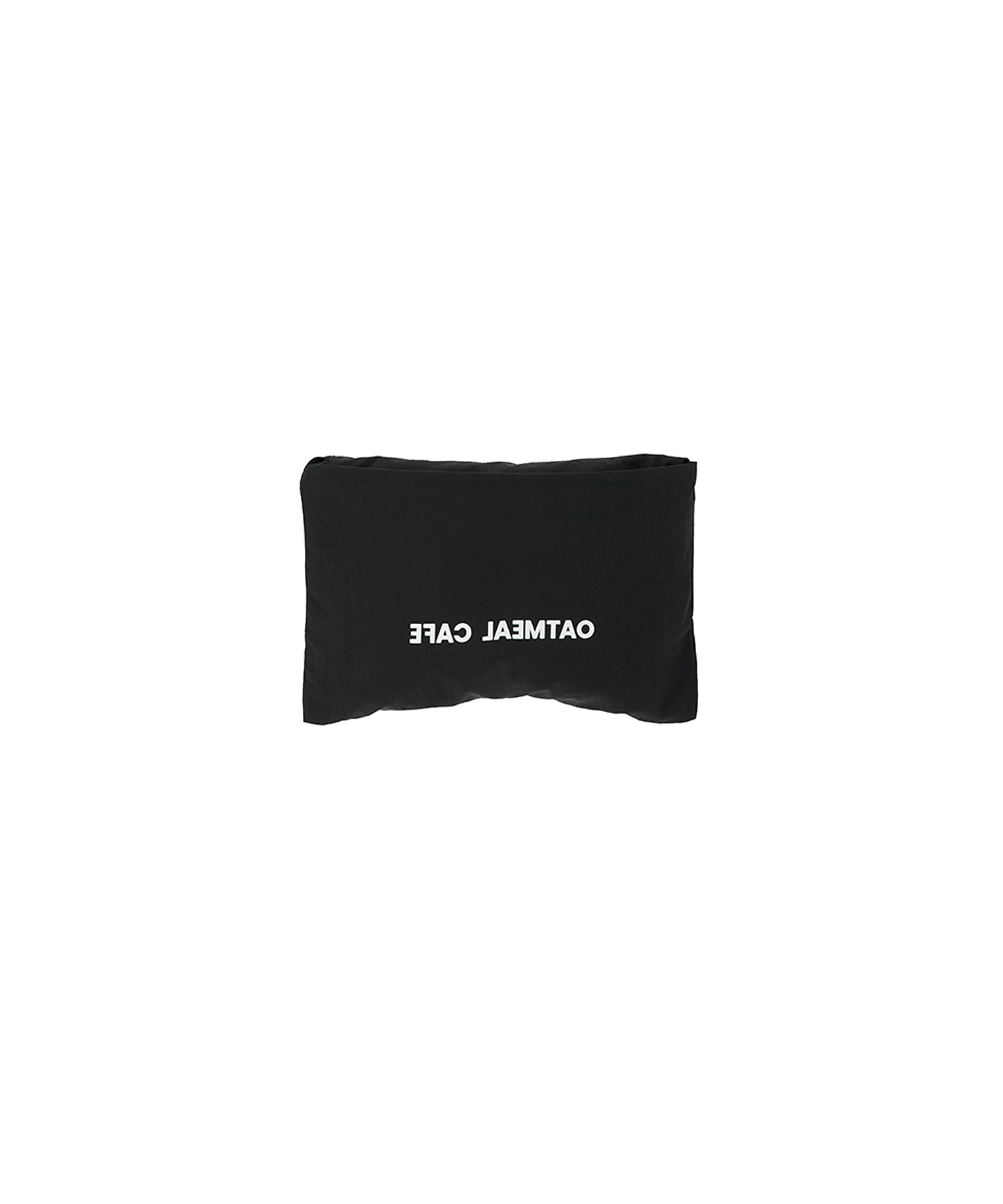 [UNISEX] PACKABLE ECO SHOULDER BAG - BLACK