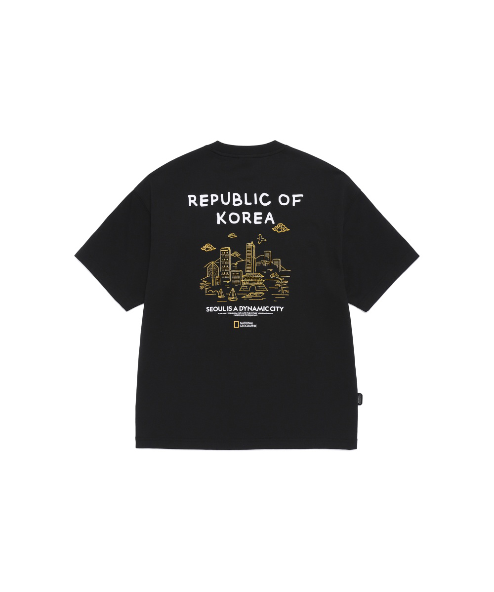 Футболка N262UTS922 [ROK] Dynamic City Graphic BLACK