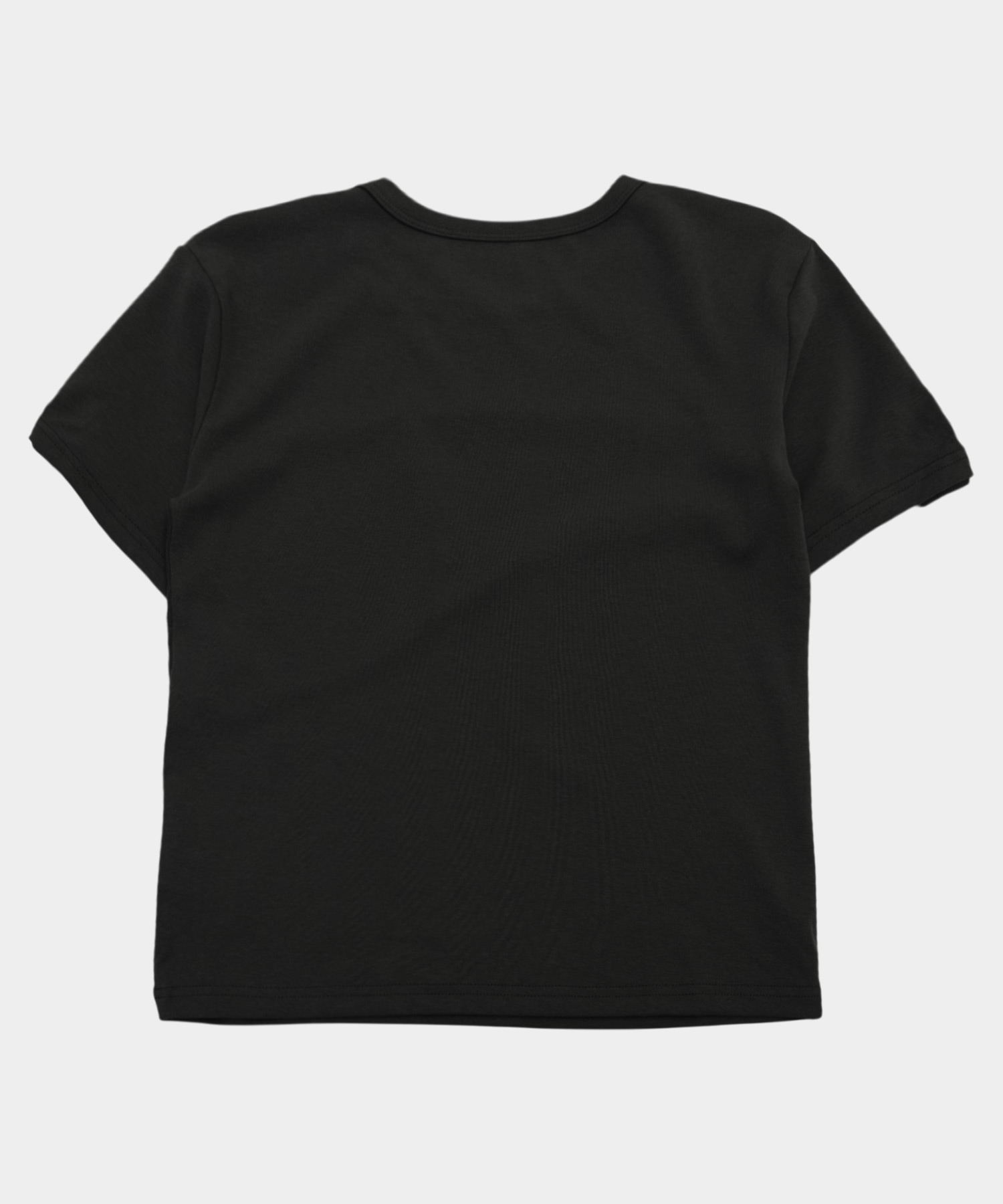 Женская укороченная футболка со шпильками [Black]