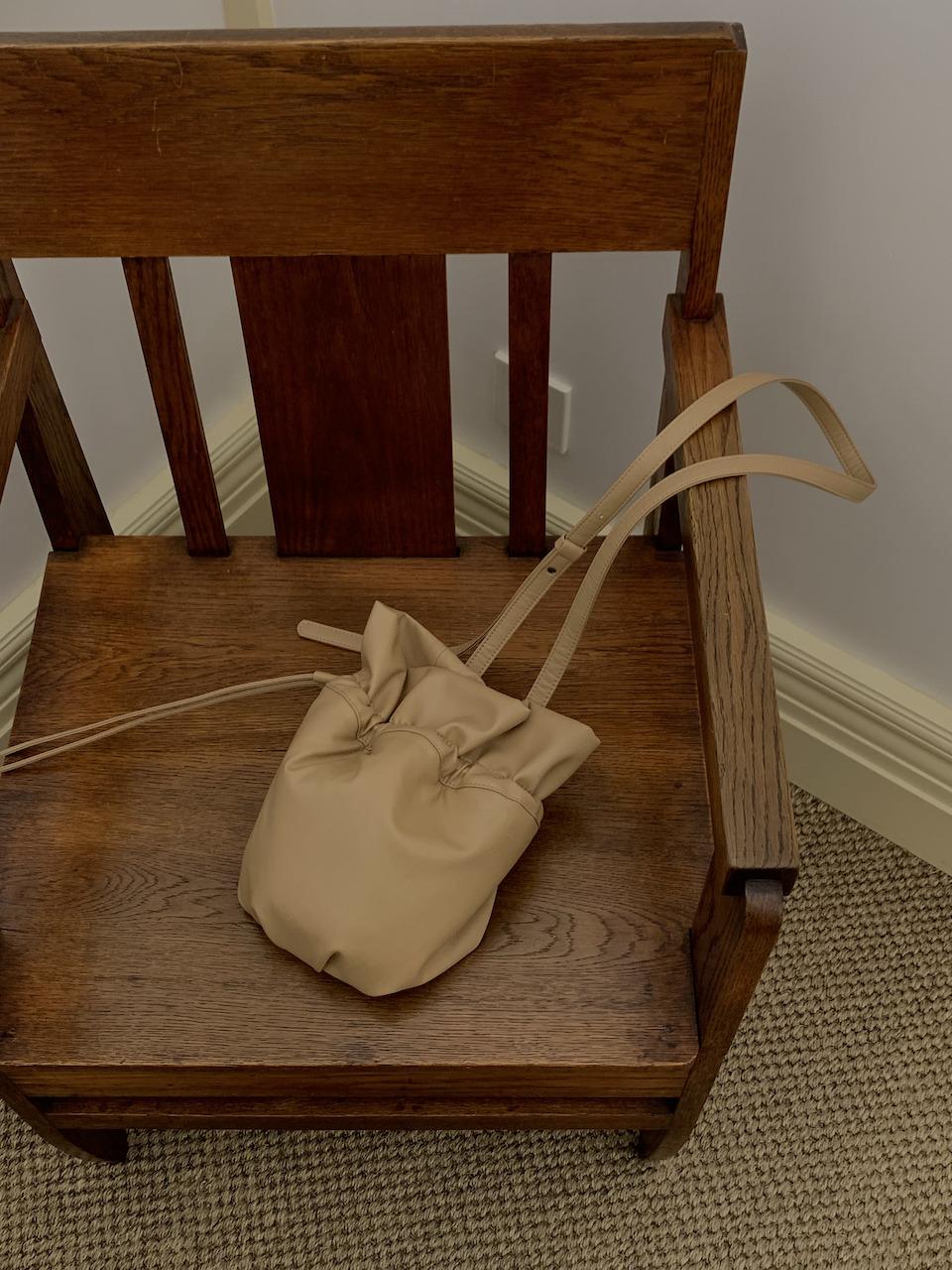 Pouch Bag_Peanut Beige