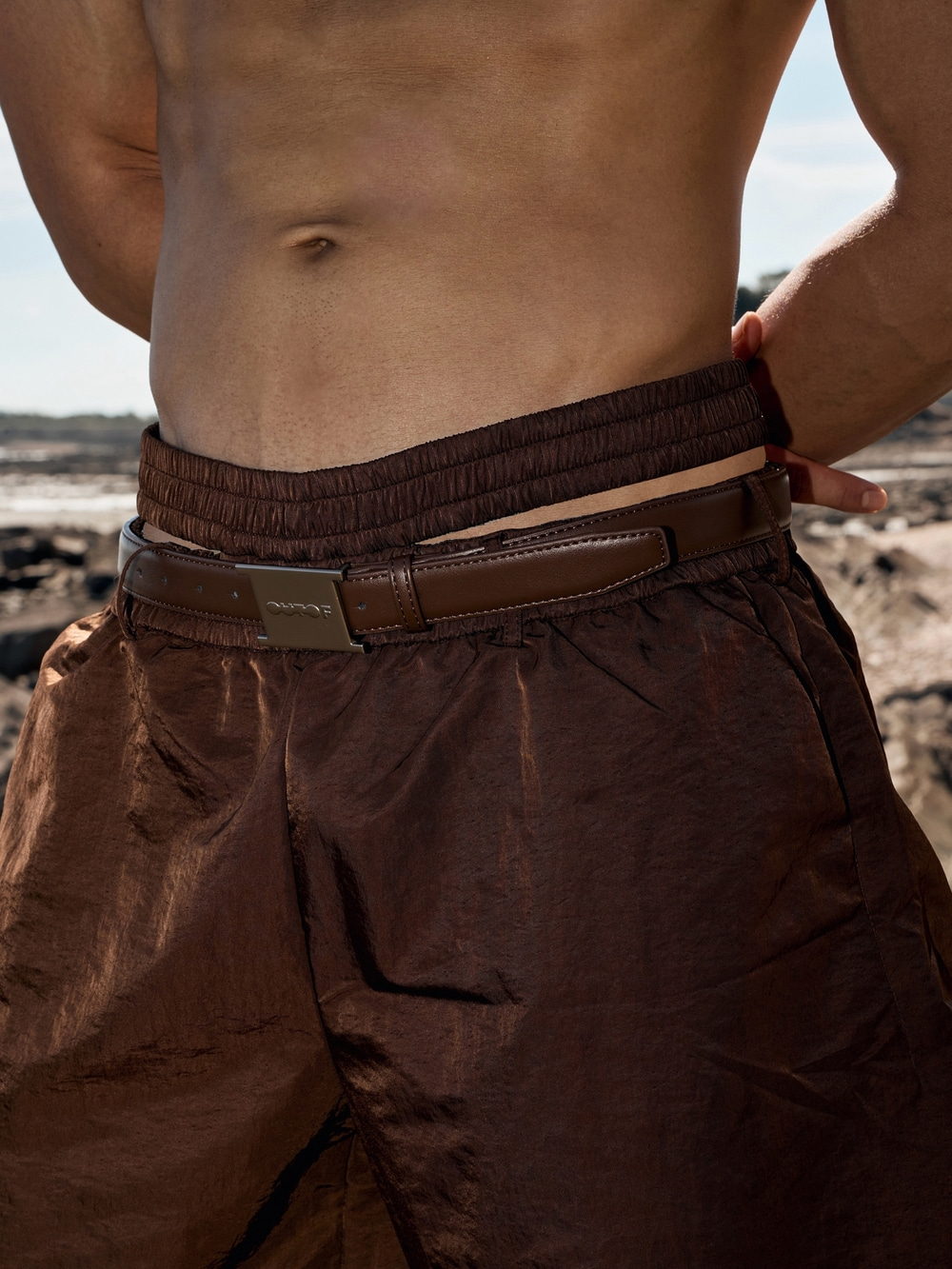 Doulble Band Nylon Short Pant