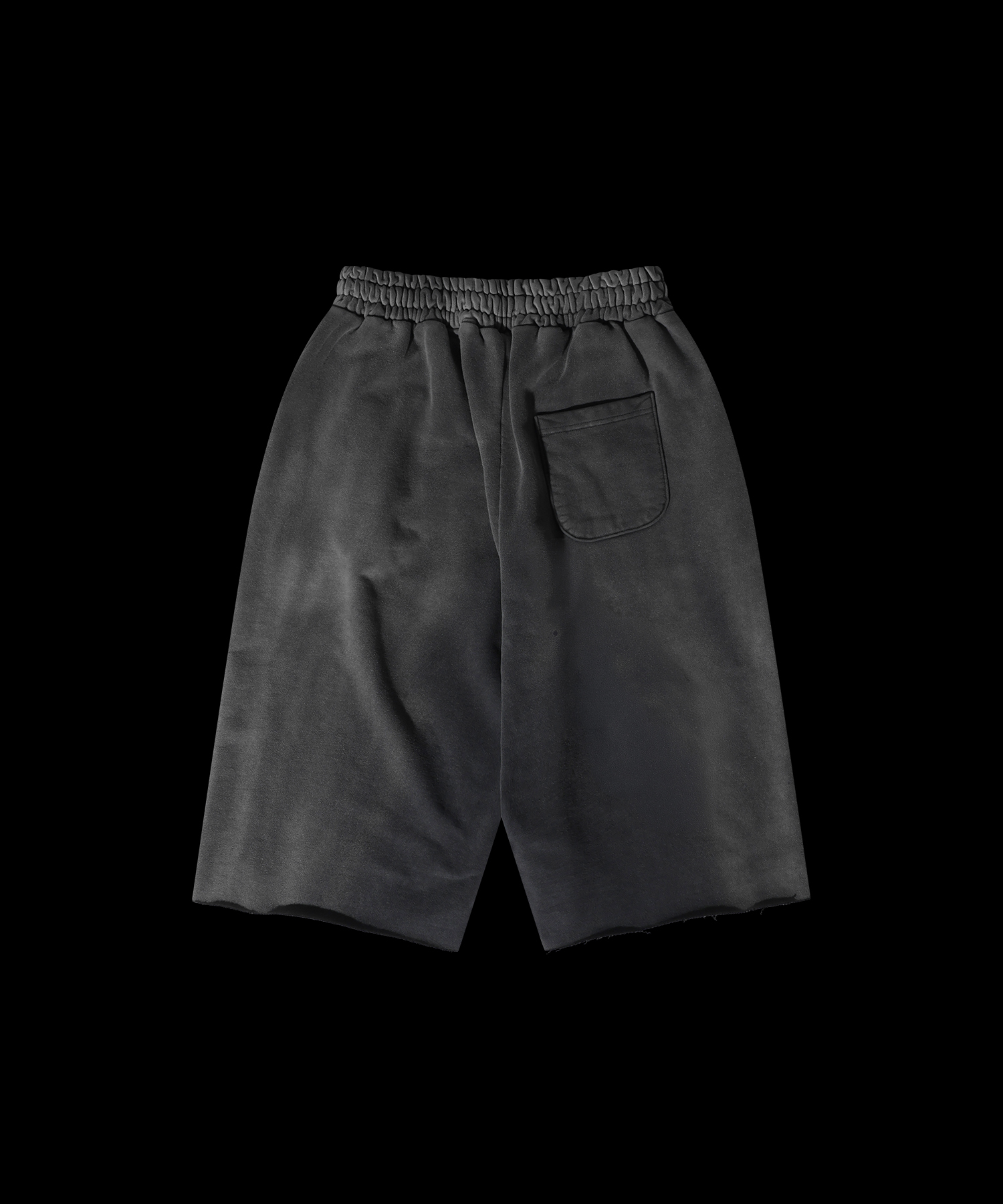 RAR VINTAGE EFFECT HALF SWEAT PANTS_VINTAGE BLACK