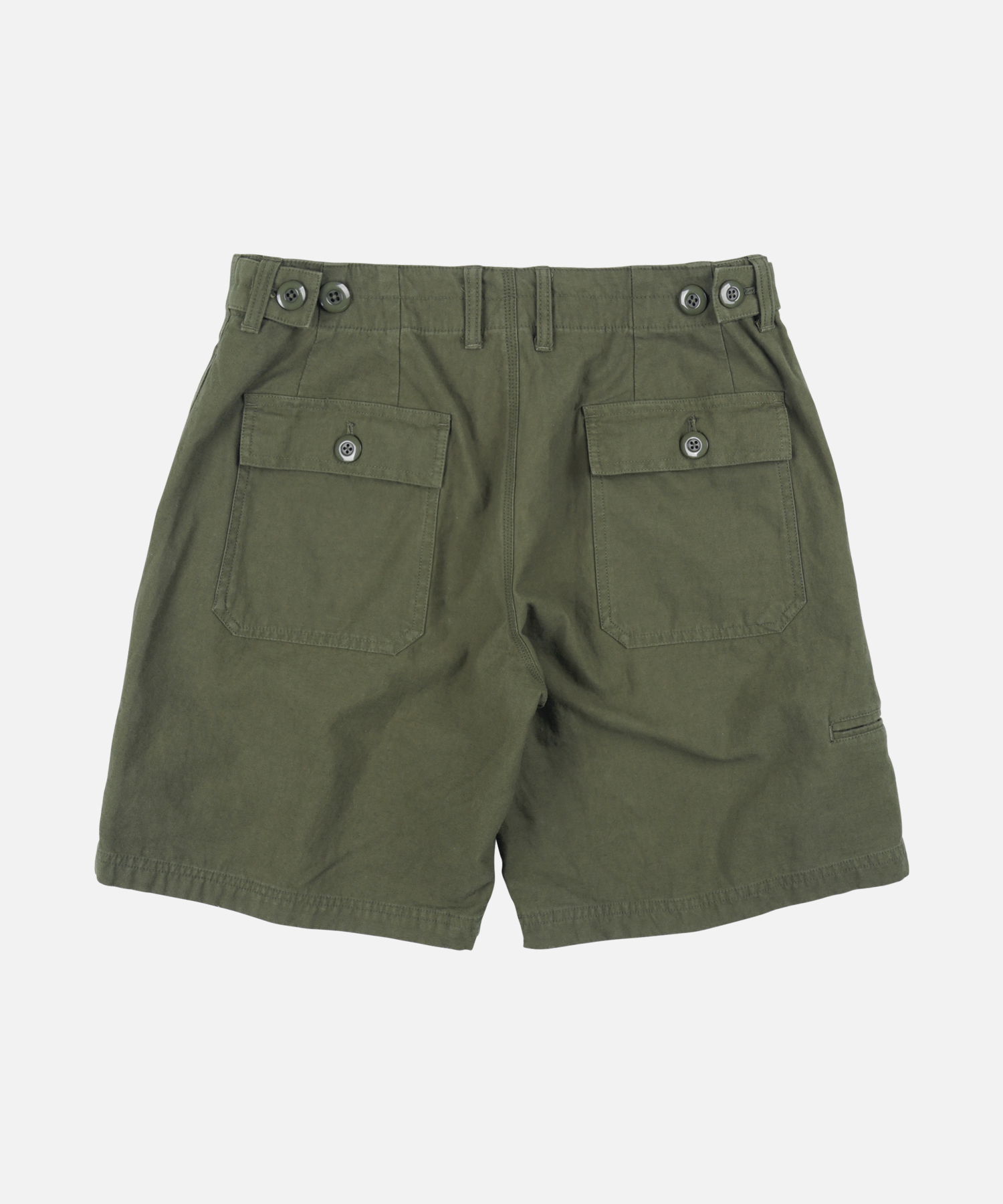 BACKSATIN ESSENTIAL FATIGUE SHORTS _ OLIVE