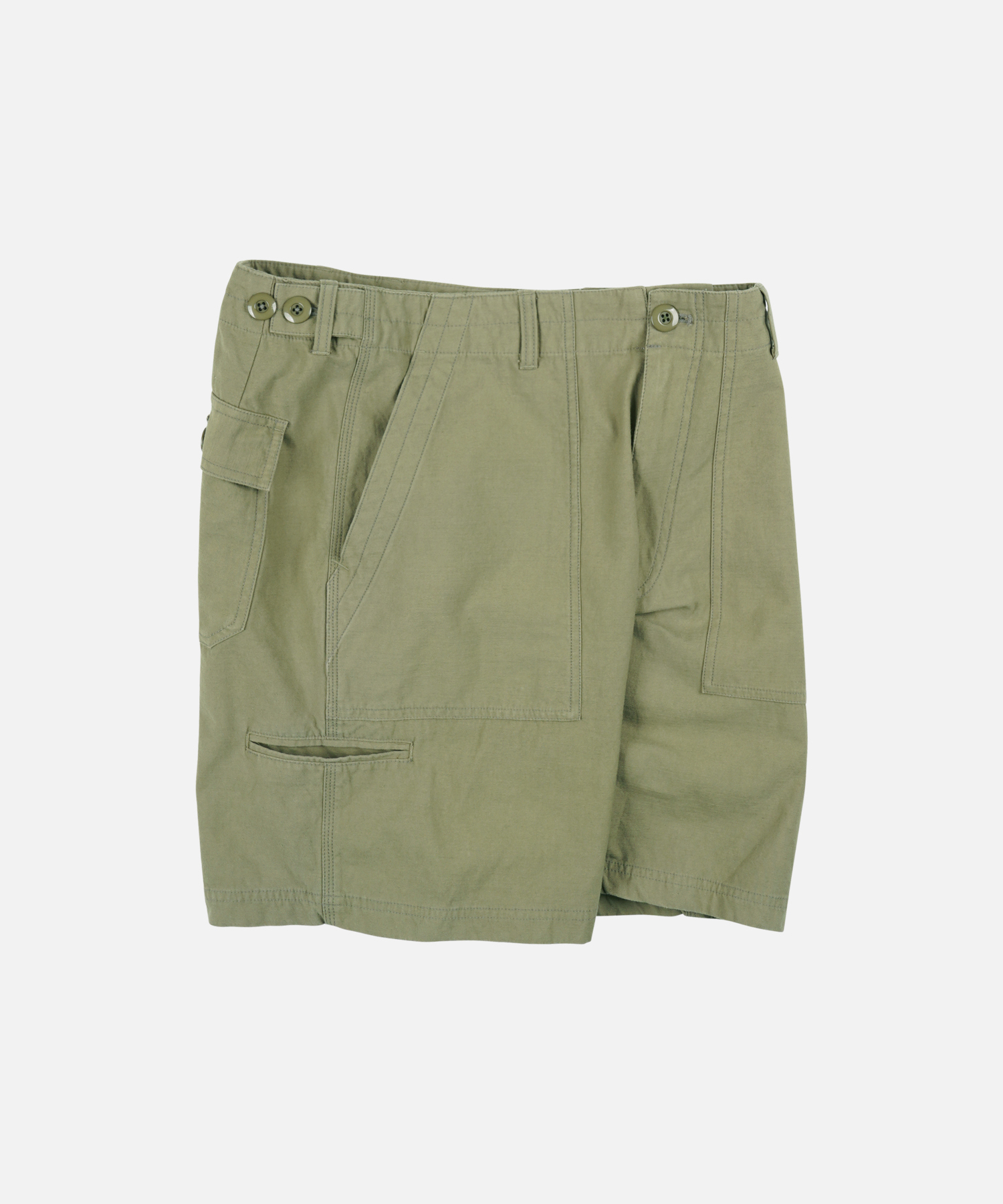 BACKSATIN ESSENTIAL FATIGUE SHORTS _ KHAKI BEIGE