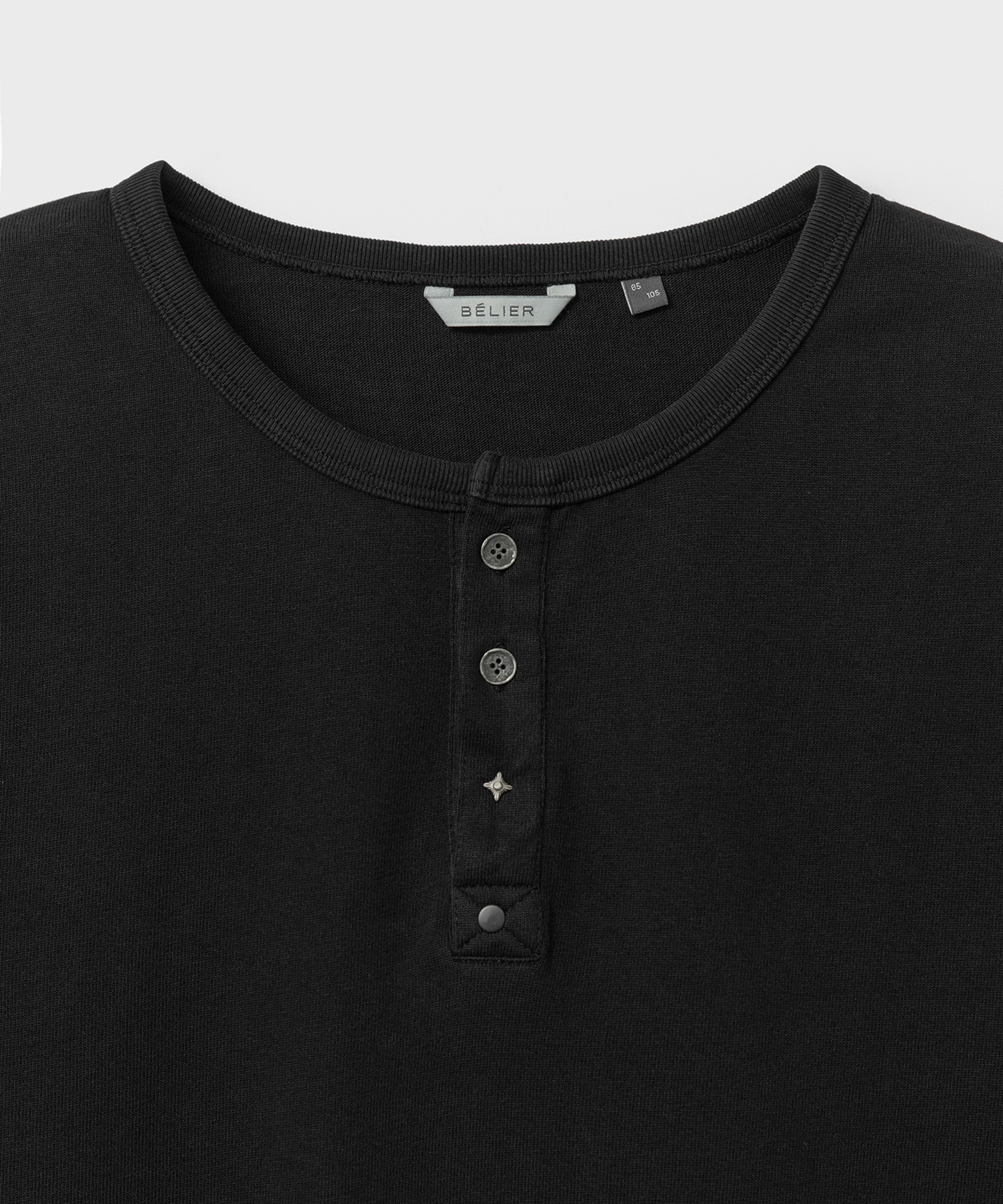 Футболка хенли Variant - Washed Black