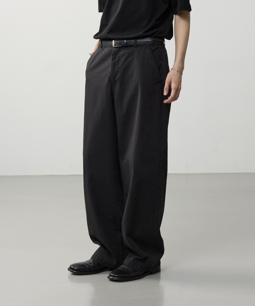 Широкие чиносы Essential - Washed Black