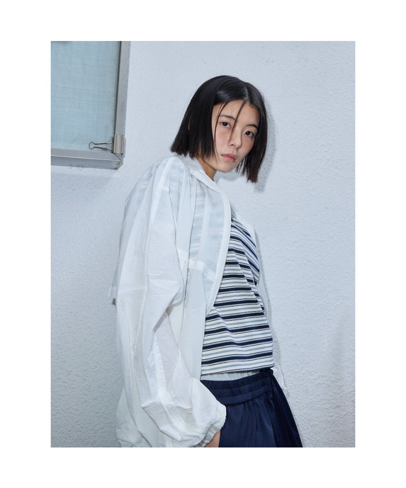 (UNISEX) Ветровка с прозрачной подкладкой, WHITE