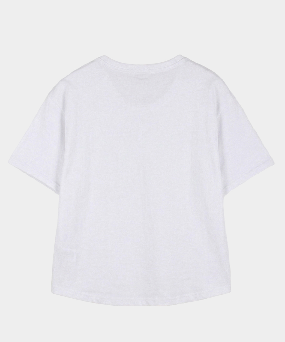 Essential U-Neck Semi-Crop T-Shirt 3 Colors