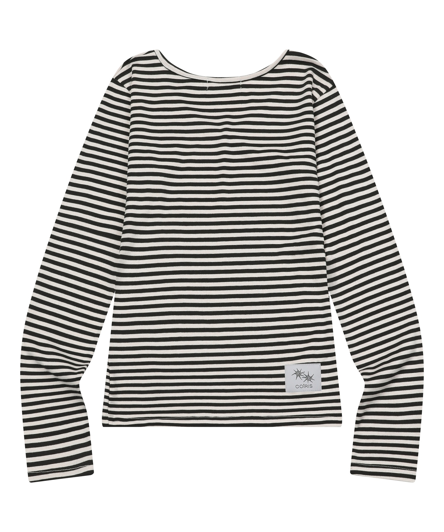 ROSA V-NECK STRIPED LONG SLEEVE T(2COLOR)
