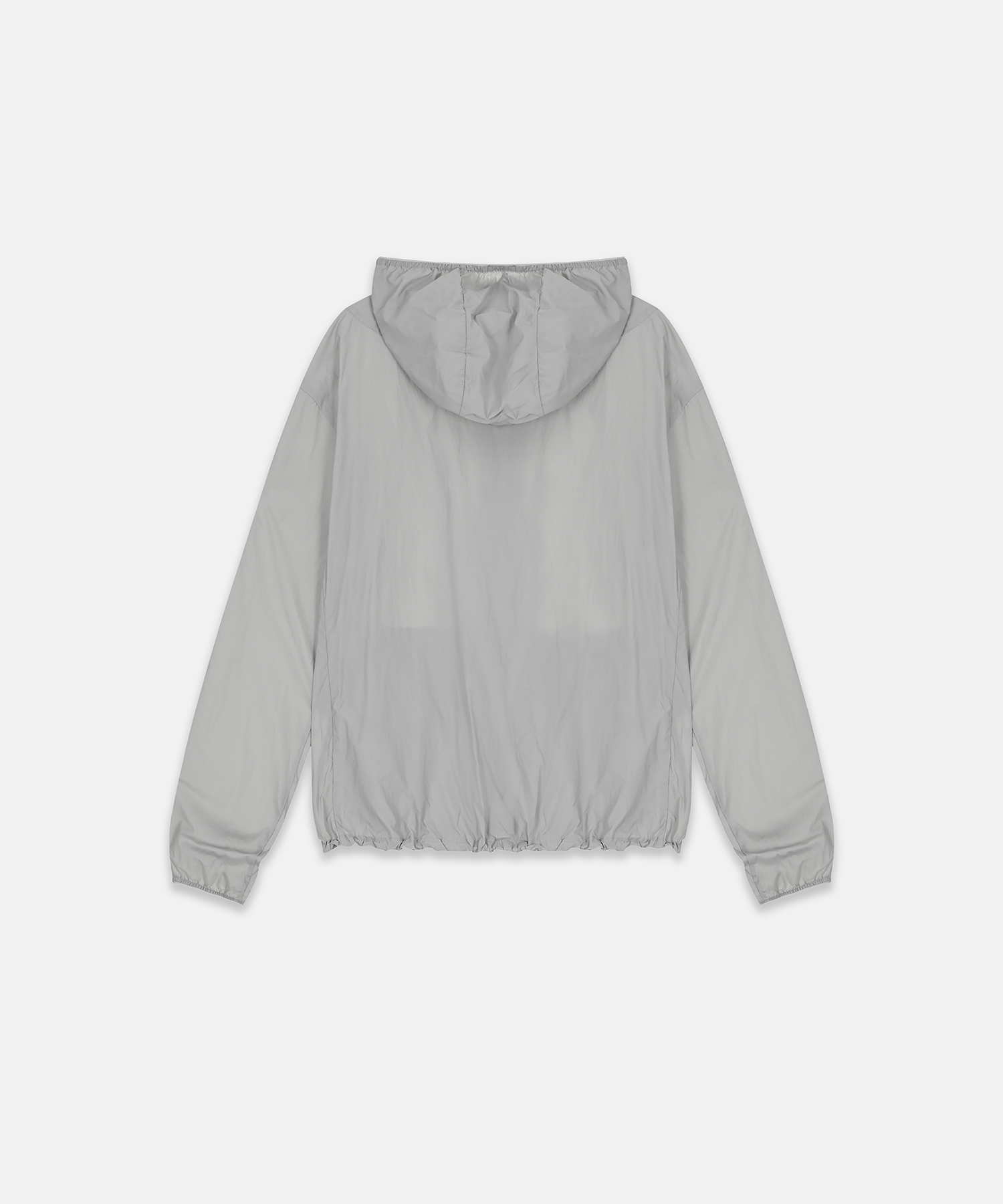 RUFFLE WIND BREAKER LIGHT GRAY