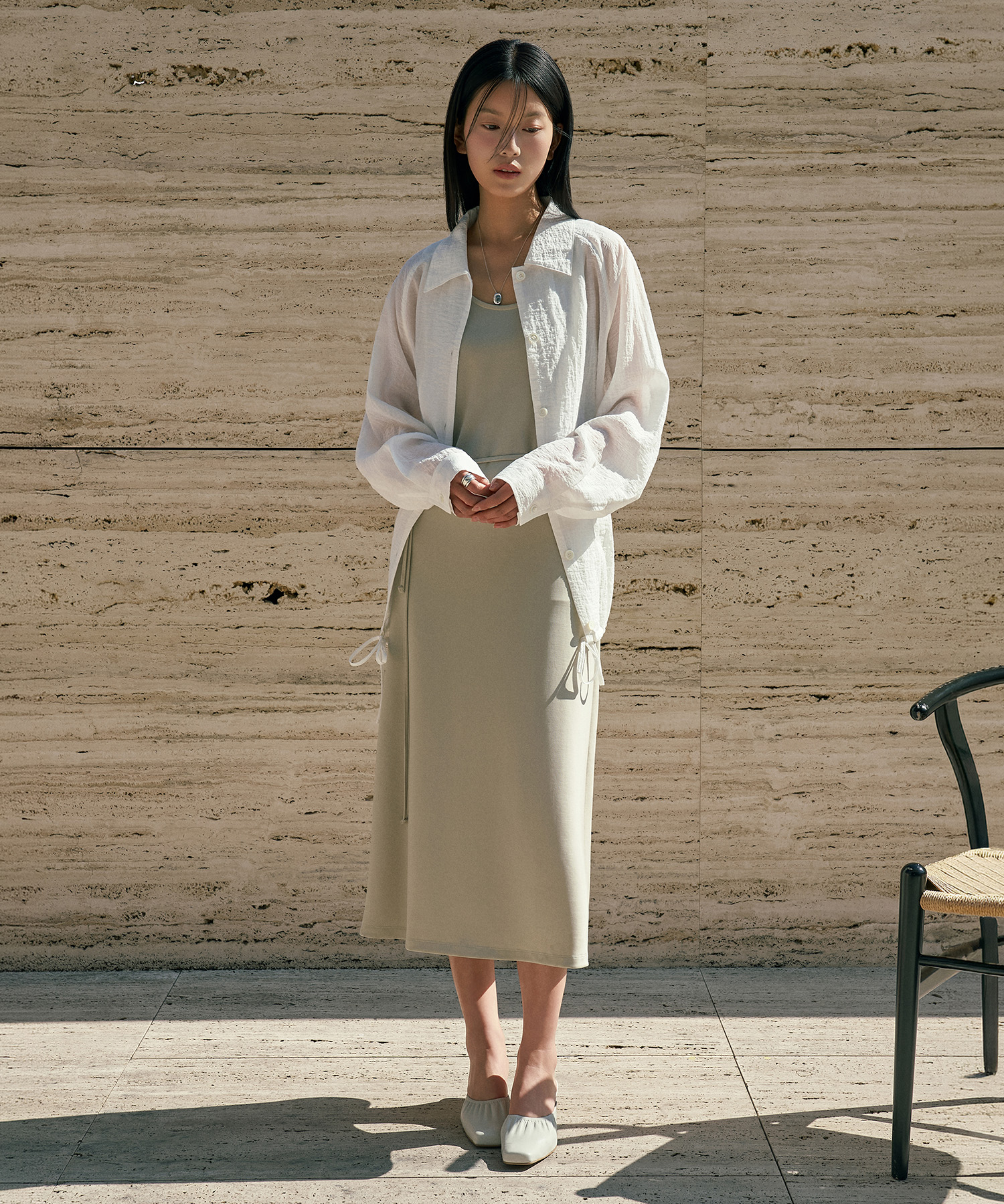 SIOT4196 See-Through Shirt Jacket_White