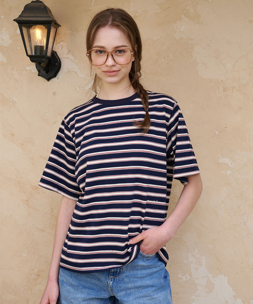 Multi Ringer T Shirt_2colors