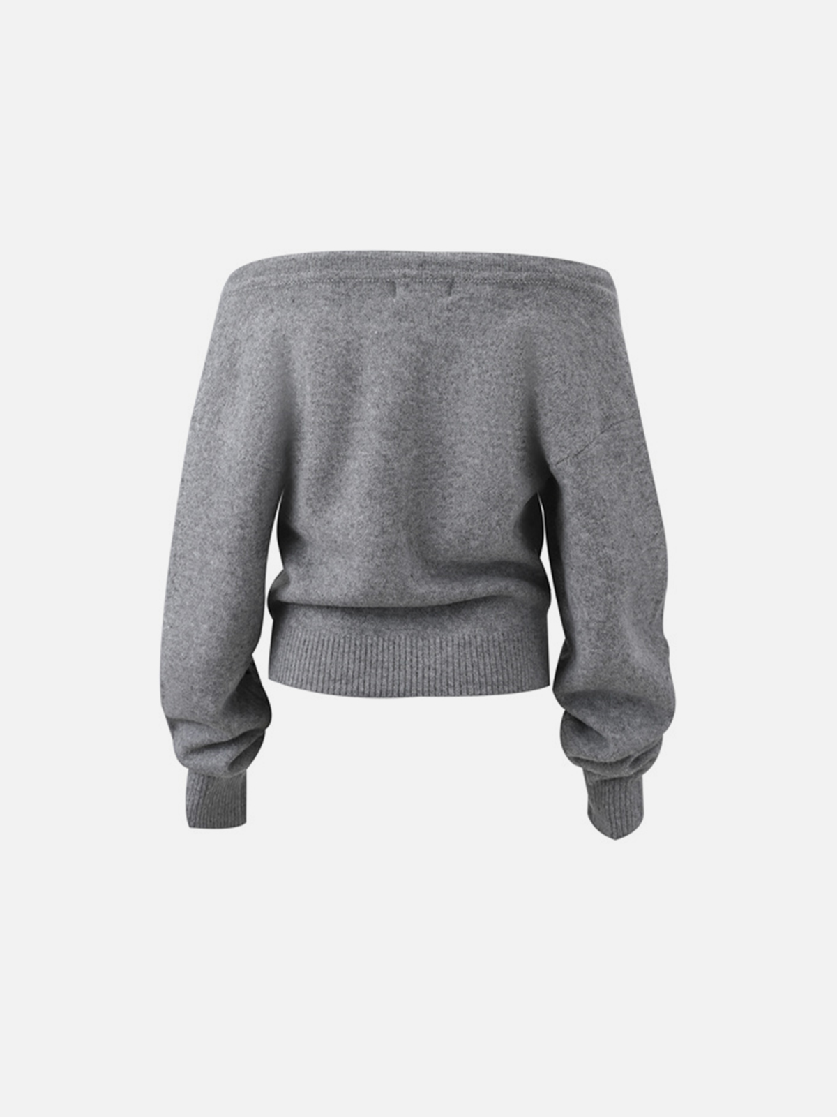 Aelfric Eden Off-the Shoulder Cardigan AE25CKQ30402-01MGRY