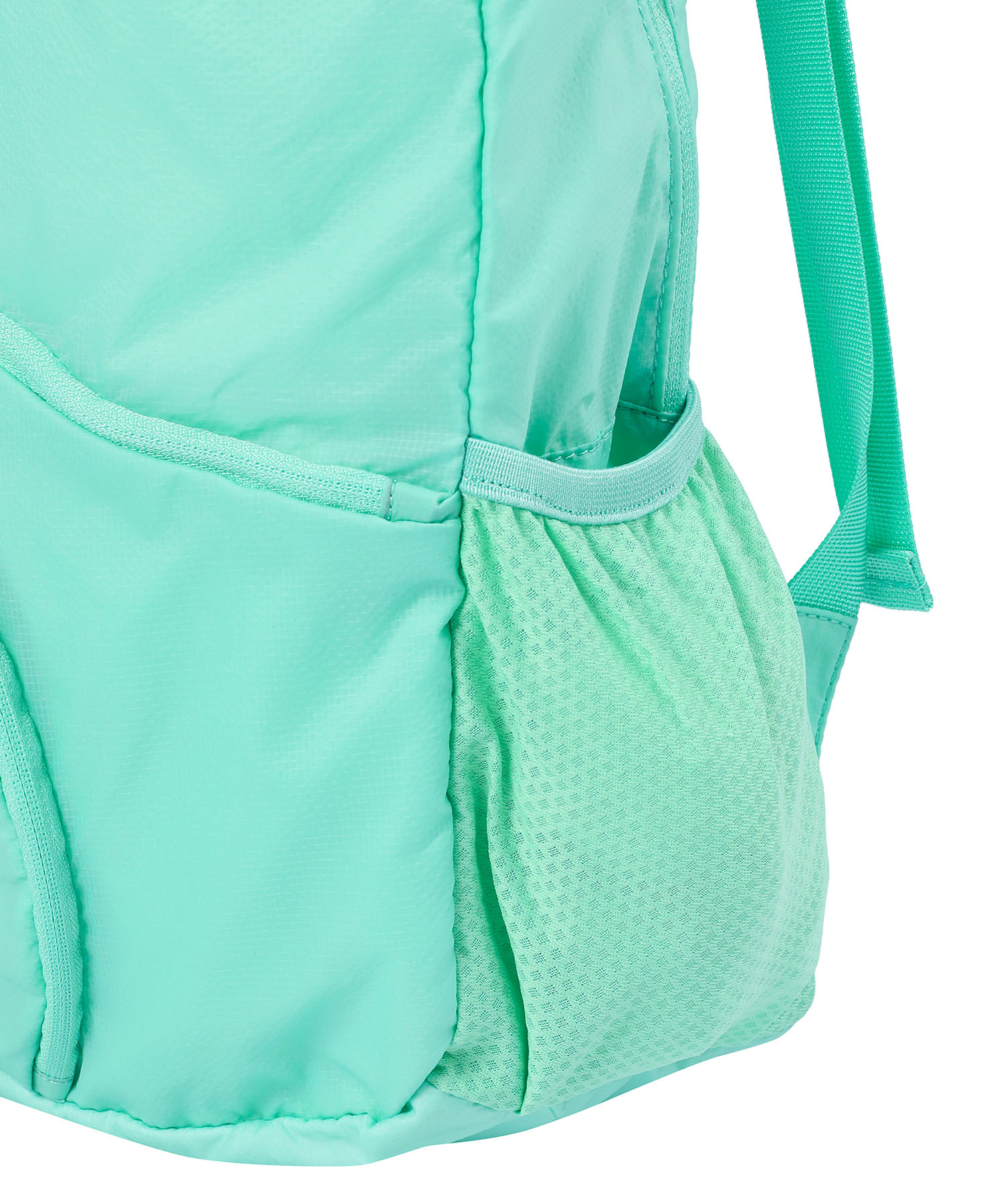 Double diagonal zipper backpack MINT