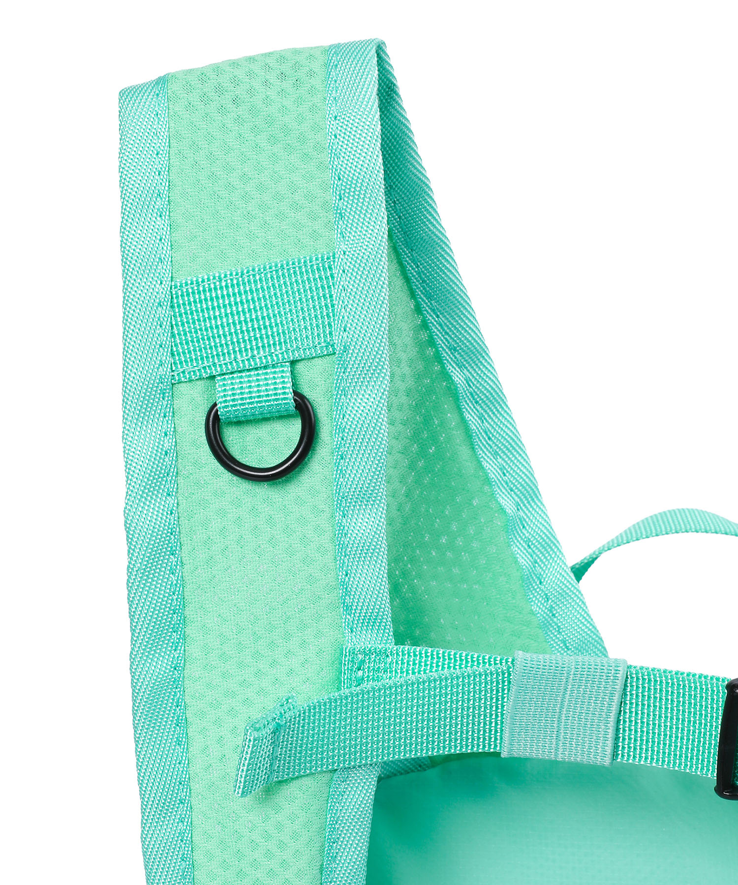 Double diagonal zipper backpack MINT