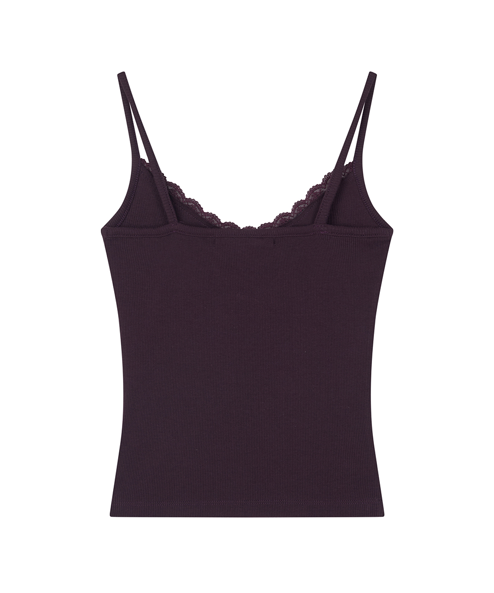 Crack Logo Lace Sleeveless - Purple