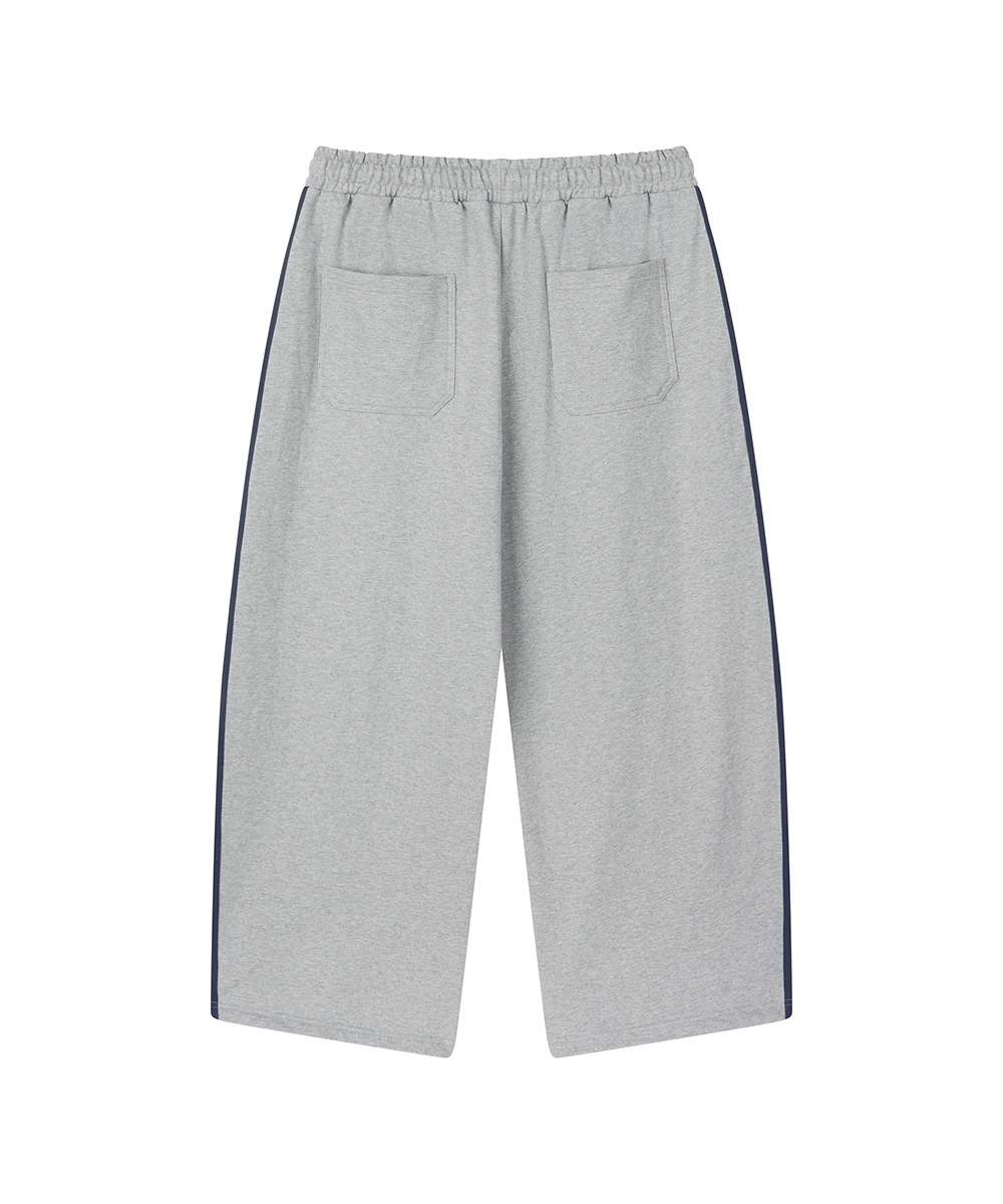 Line Point Logo Sweatpants - Gray