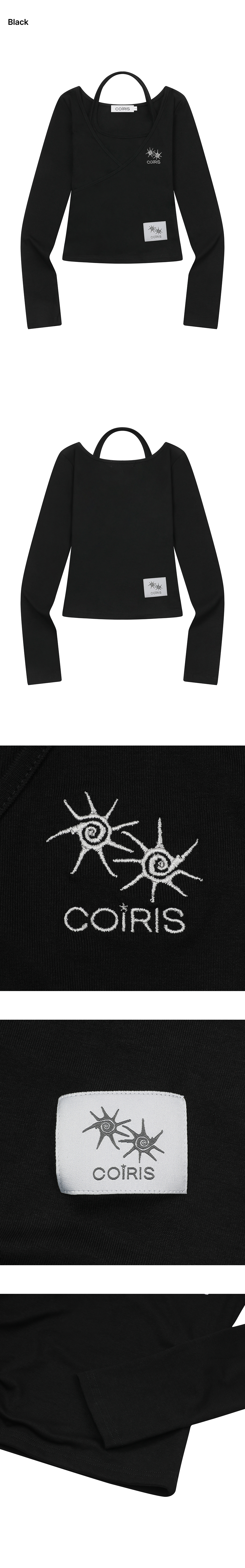 LONG SLEEVE TEE - 2 COLORS BLACK