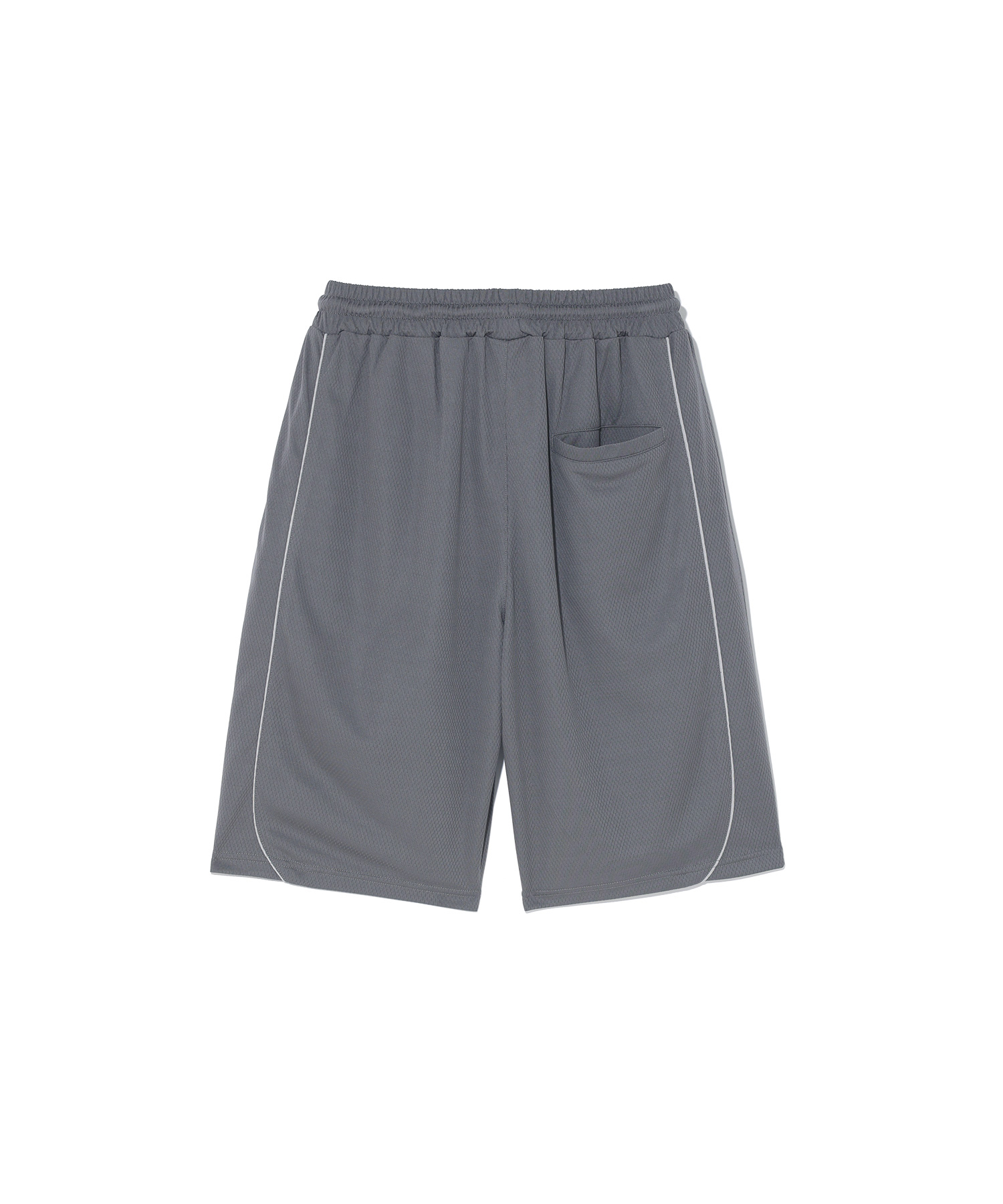 Air Mesh Split Bermuda Shorts (Dark Gray)