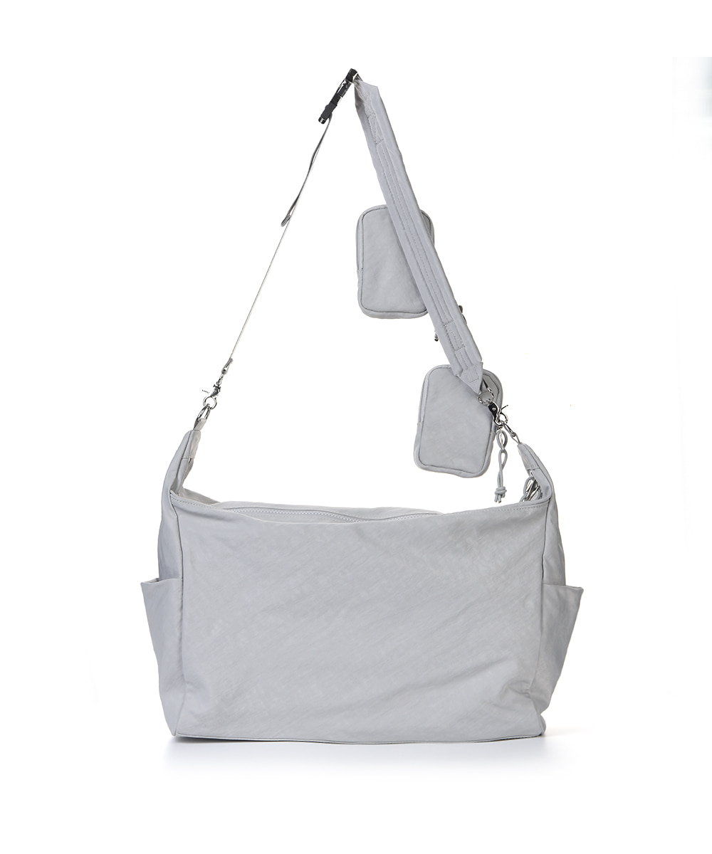 Нейлоновая кроссбоди-сумка utility (Grey)