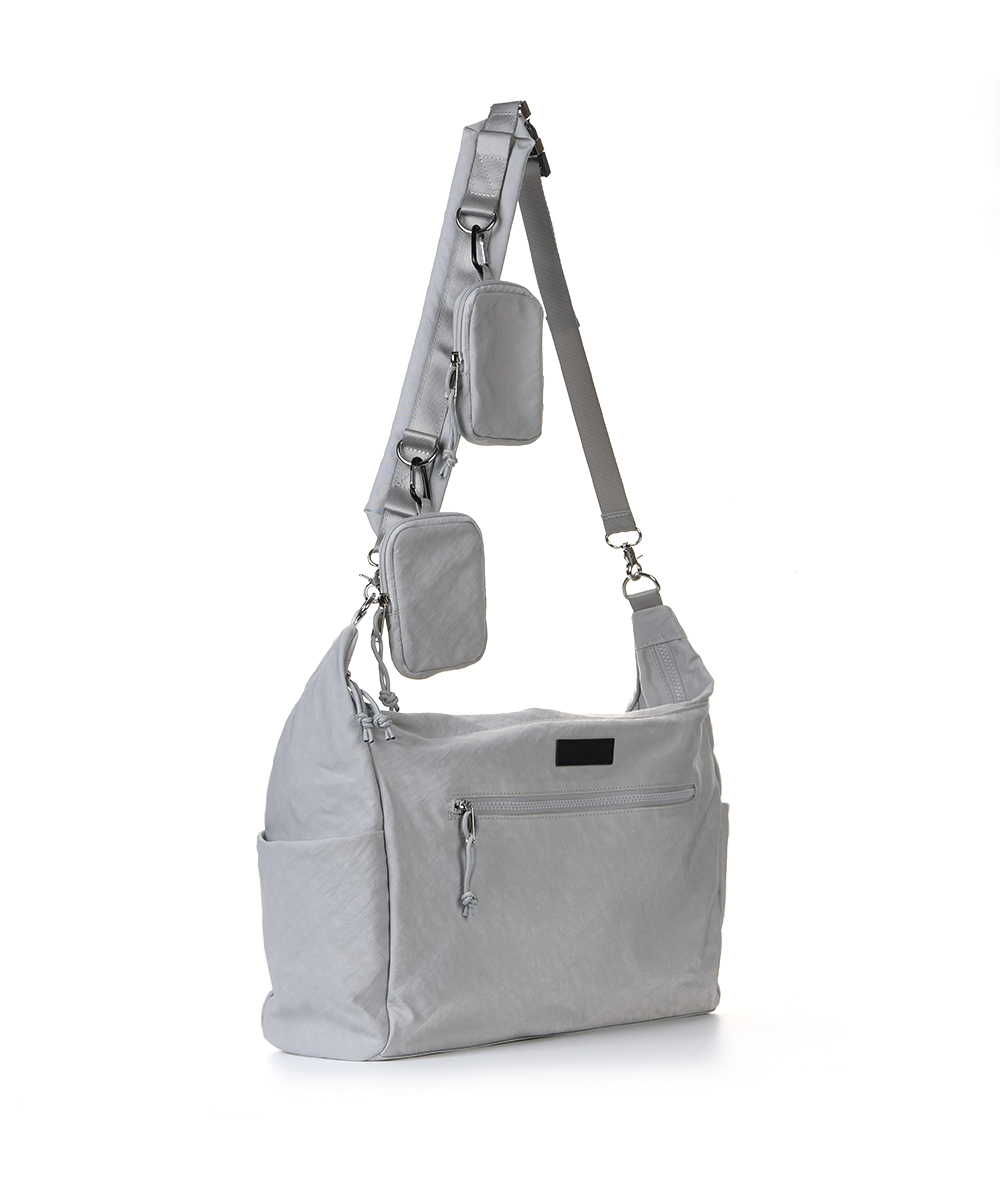 Нейлоновая кроссбоди-сумка utility (Grey)