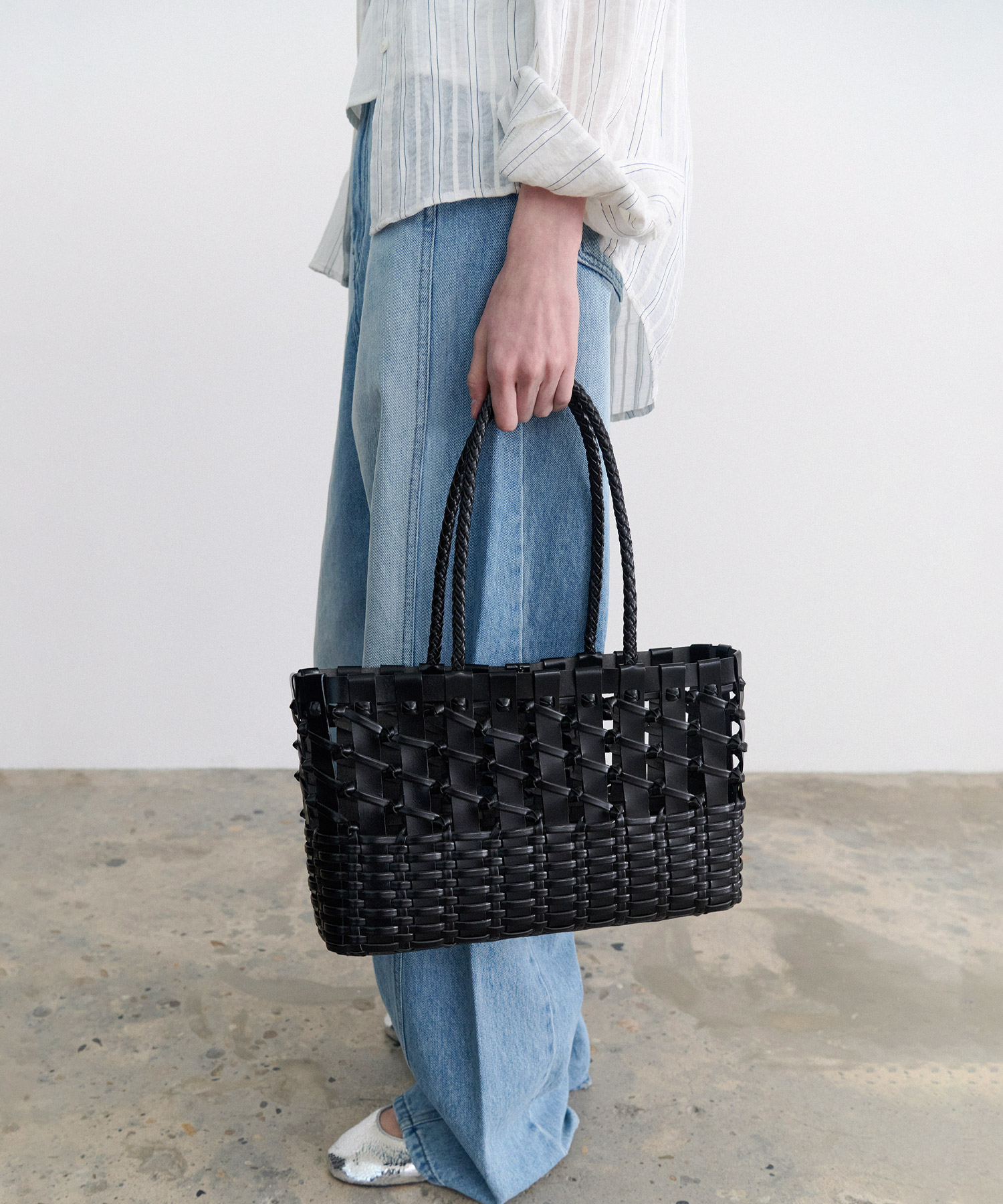 Cava weaving bag (black)