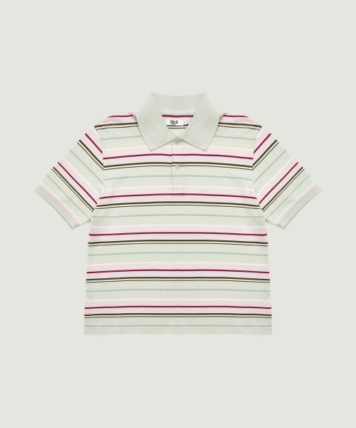 MUSINSA | GROVE 26SS CARELL STRIPE PIQUE SHIRT (MINT)