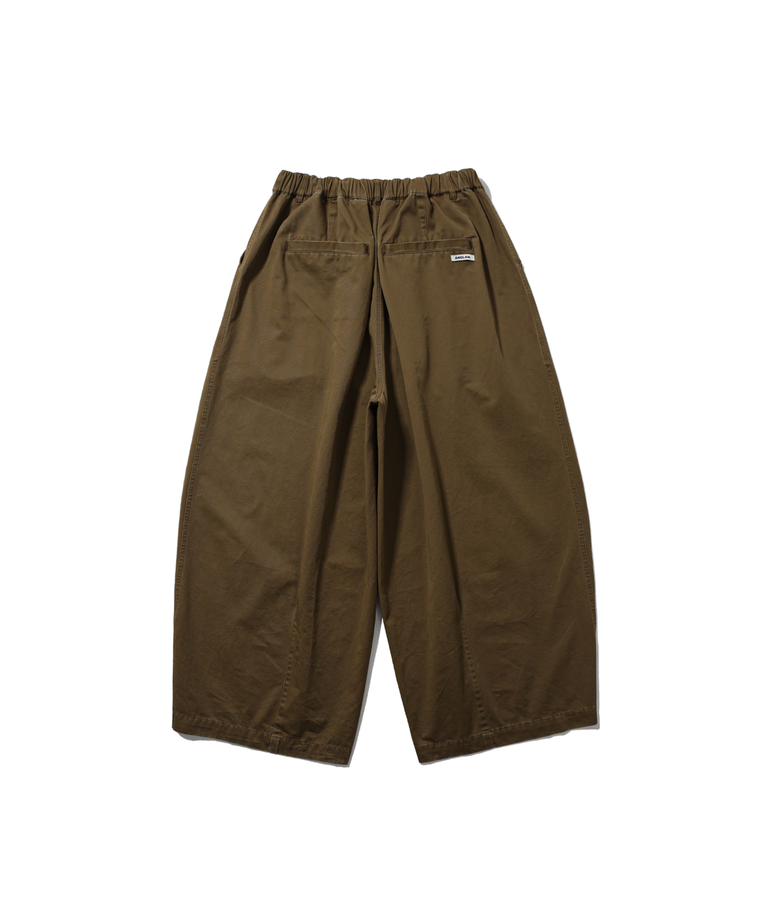 Washed Balloon Pants - Brown