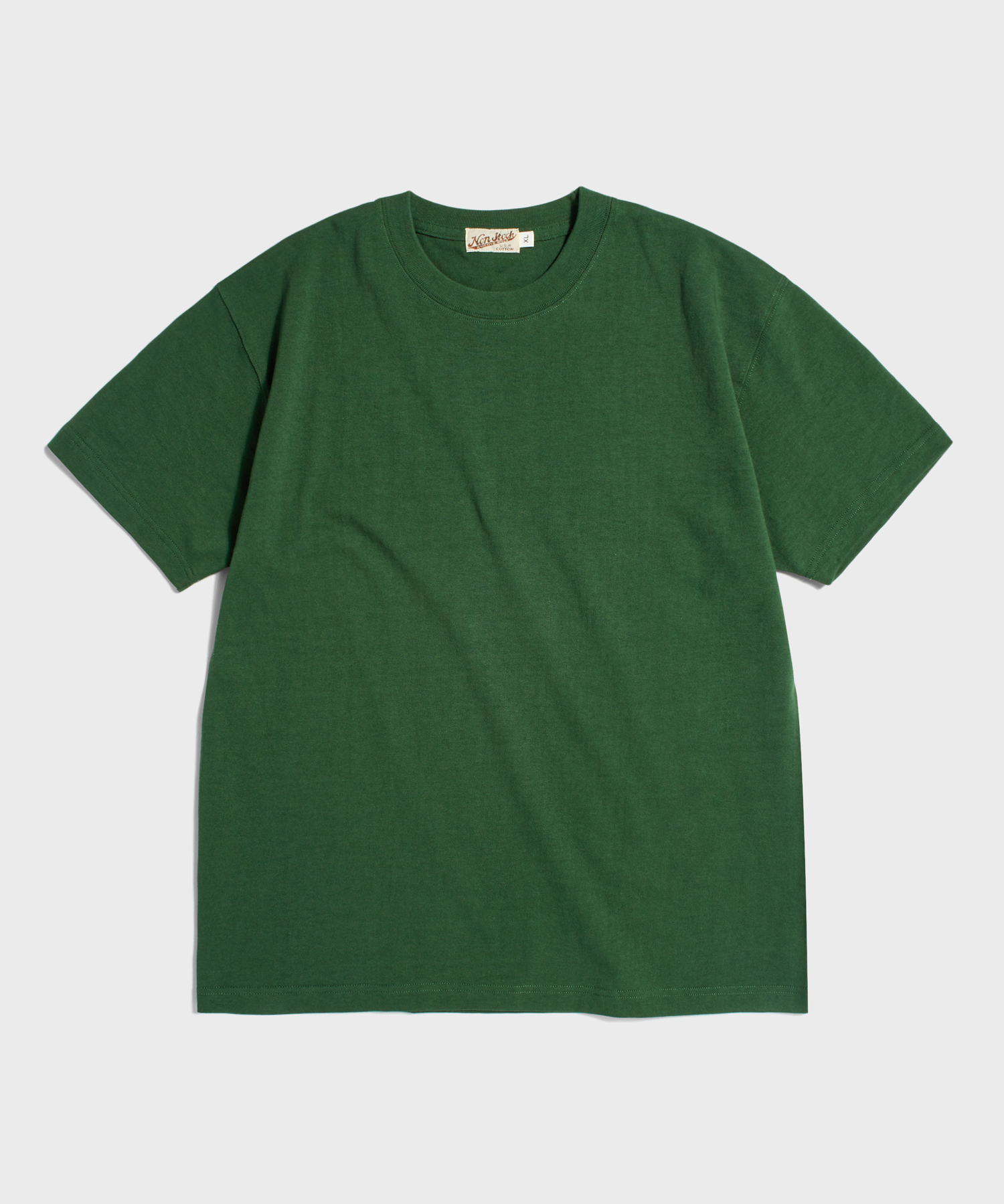 9oz USA Cotton Tubular Tee Green