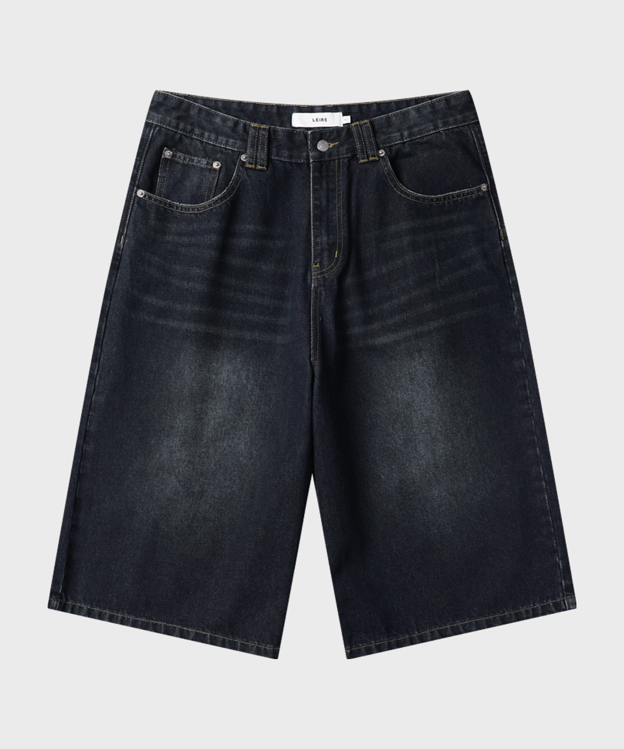 Everyday Bermuda Denim Shorts [Oil Blue]