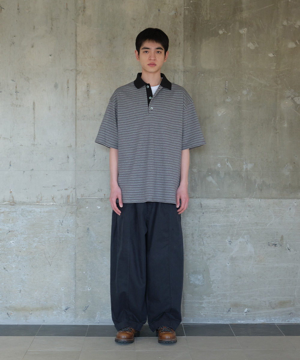Blossom Curved Barrel Pants Black